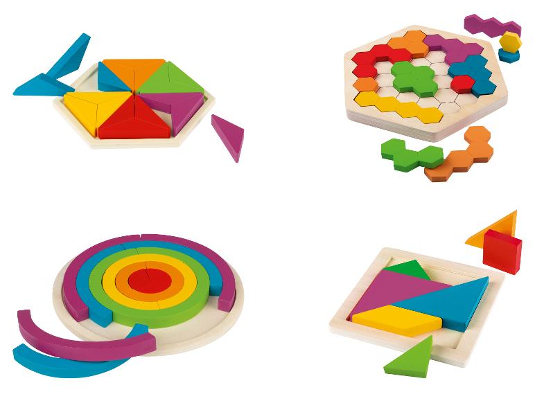 Ga naar volledige schermweergave: Playtive Houten Montessori puzzel - afbeelding 1