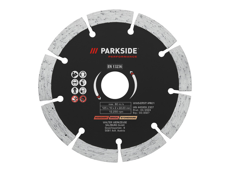 Ga naar volledige schermweergave: PARKSIDE PERFORMANCE® Accessoires voor haakse slijpers 125 mm - afbeelding 5