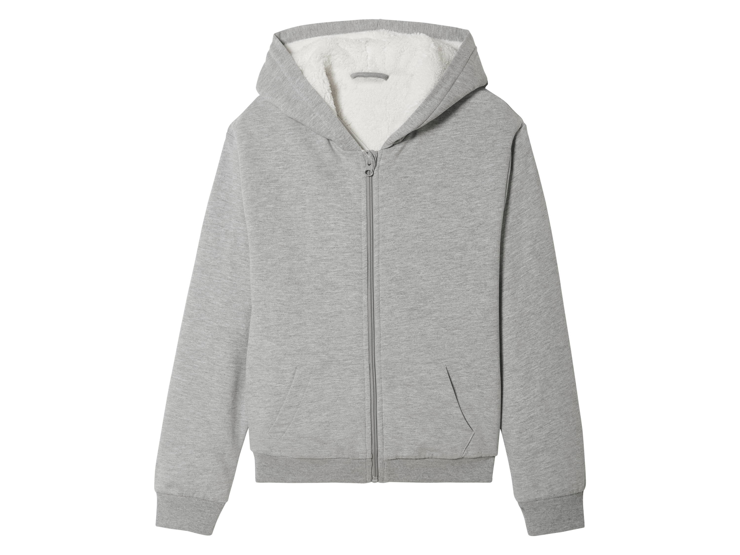 pepperts! Kinder hoodie met rits (146/152, Grijs)