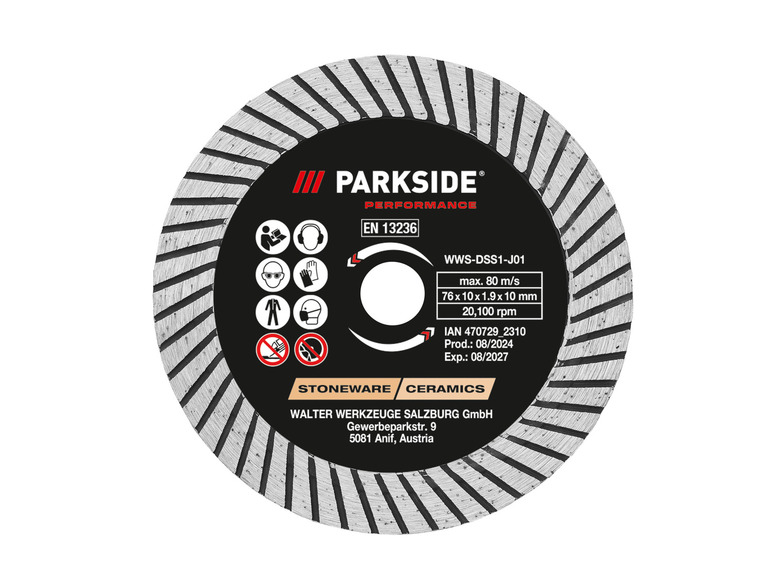 Ga naar volledige schermweergave: PARKSIDE PERFORMANCE® Doorslijpschijven - afbeelding 5