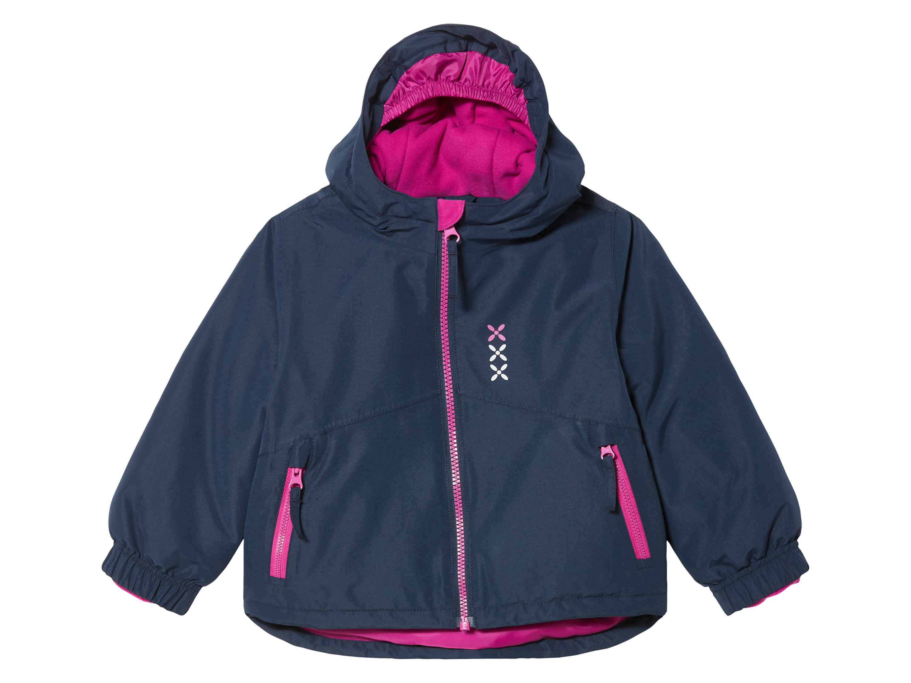 lupilu Kinder ski-jas (110/116, Donkerblauw/roze)