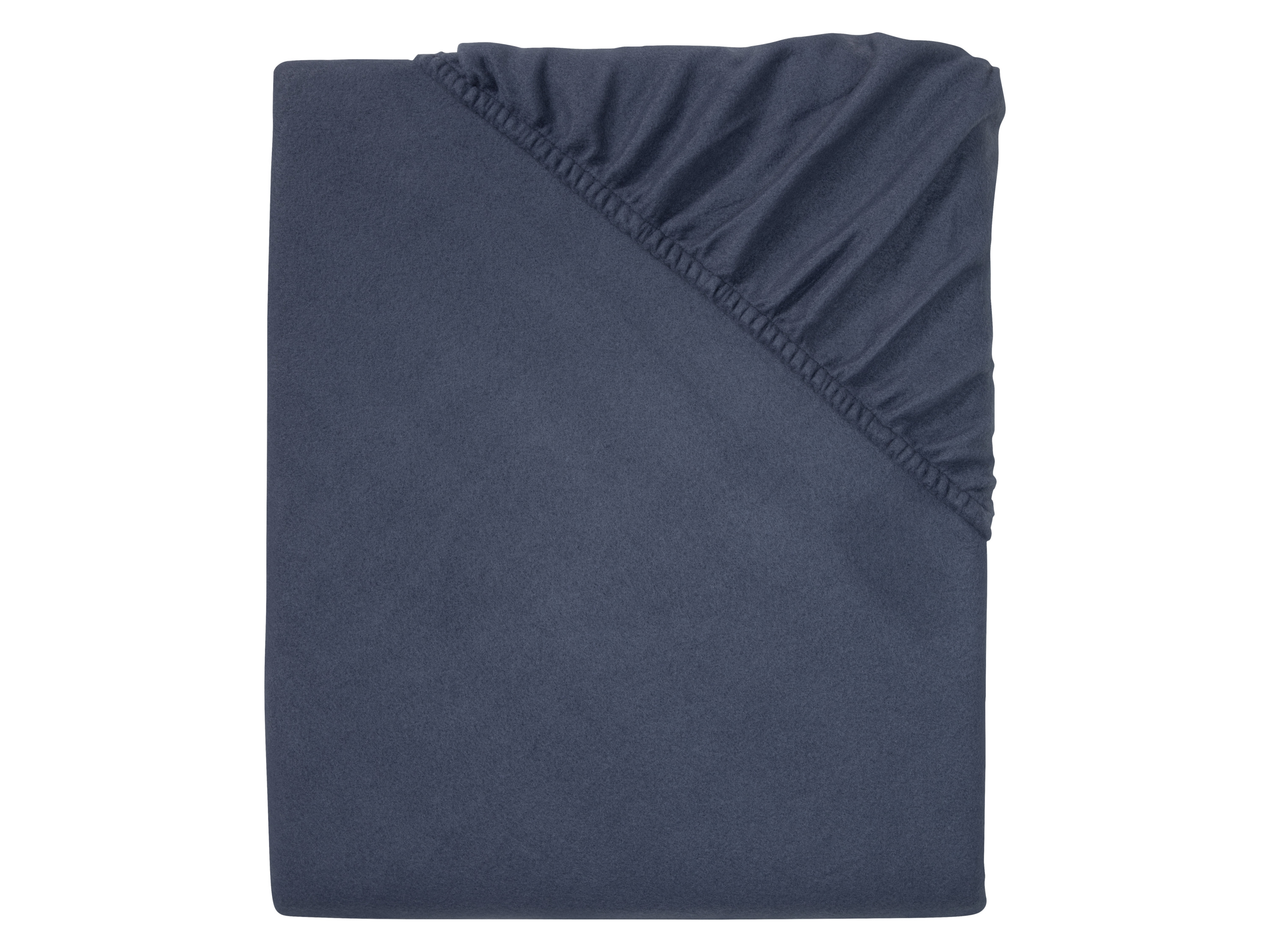 LIVARNO home Fleece hoeslaken 180-200 x 200 cm (Blauw)