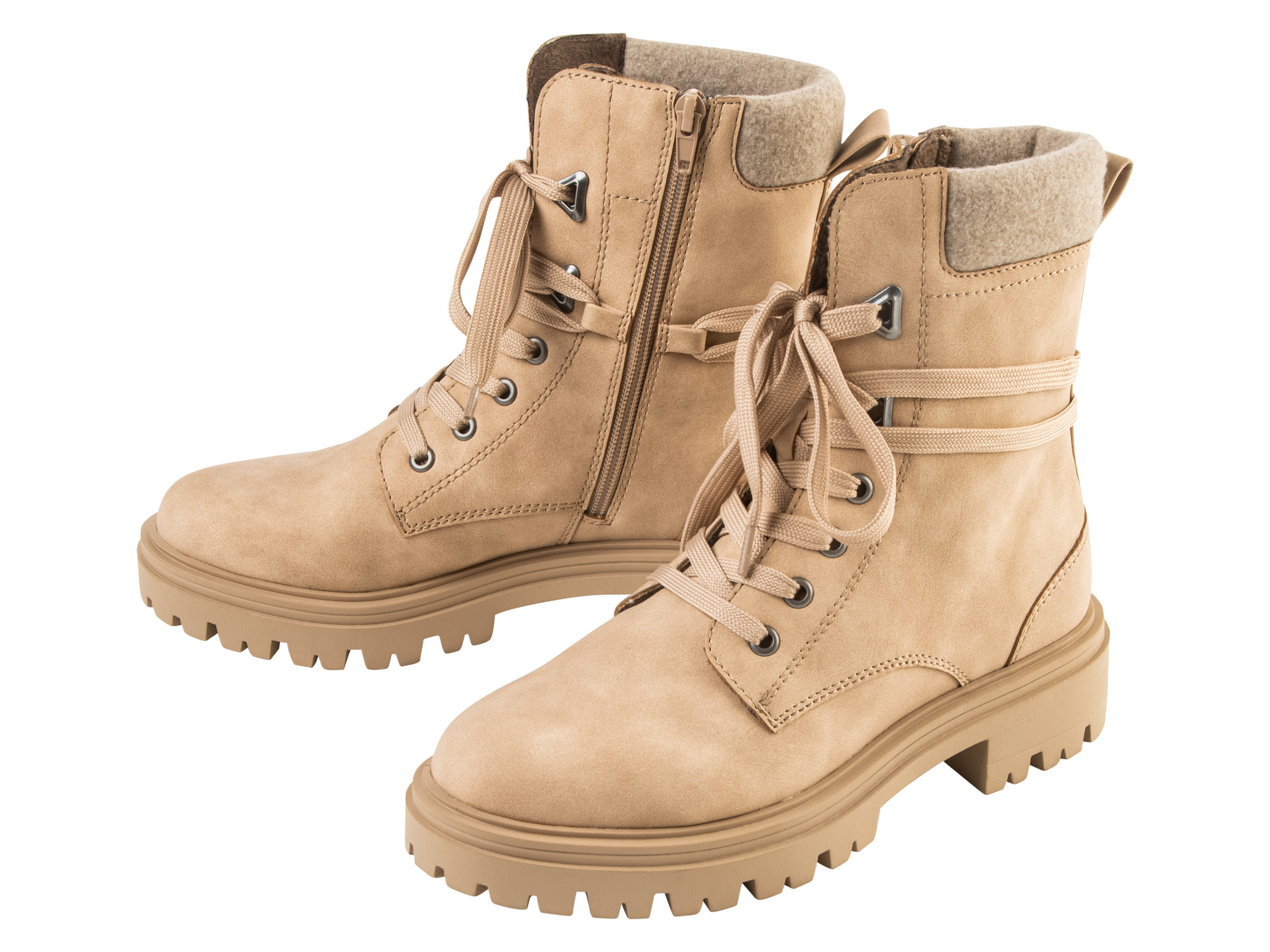 esmara Dames veterschoenen (36, Beige)