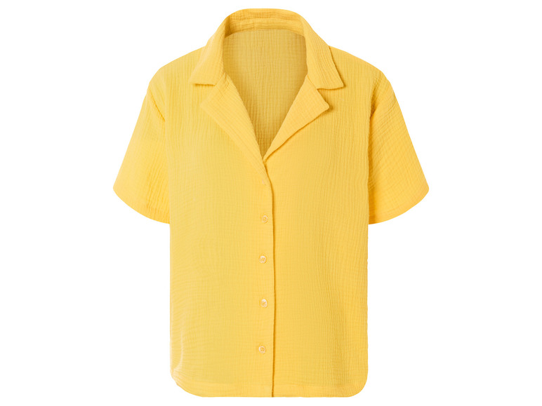 esmara Dames mousseline-blouse (38, Geel)