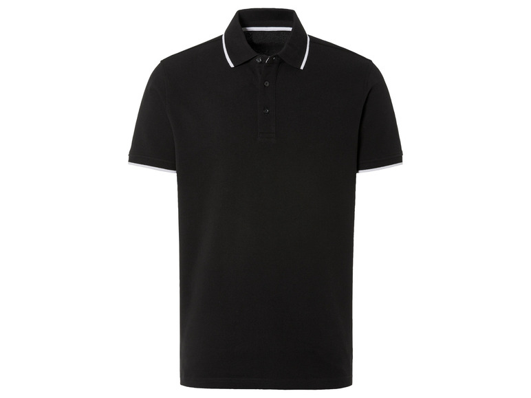 Ga naar volledige schermweergave: LIVERGY® Heren polo - afbeelding 5