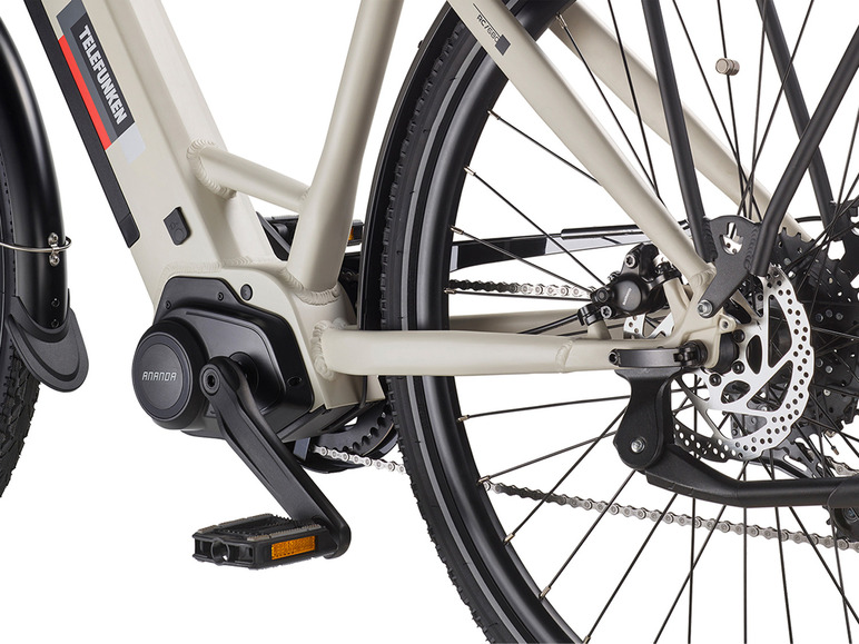 Ga naar volledige schermweergave: TELEFUNKEN E-bike City multitalent RC680 wit 28" - afbeelding 6