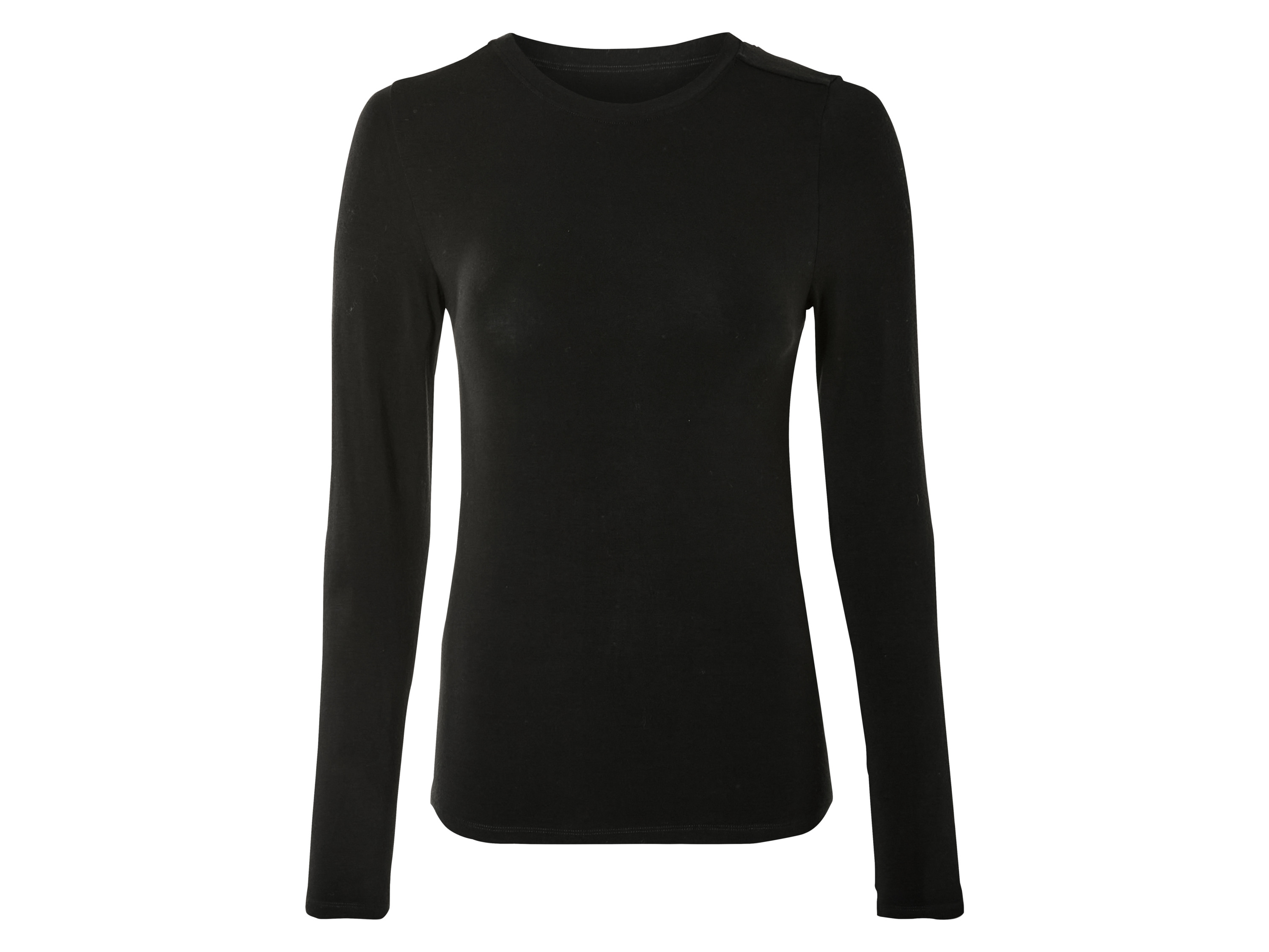 esmara Dames thermoshirt (L (44-46), Zwart)