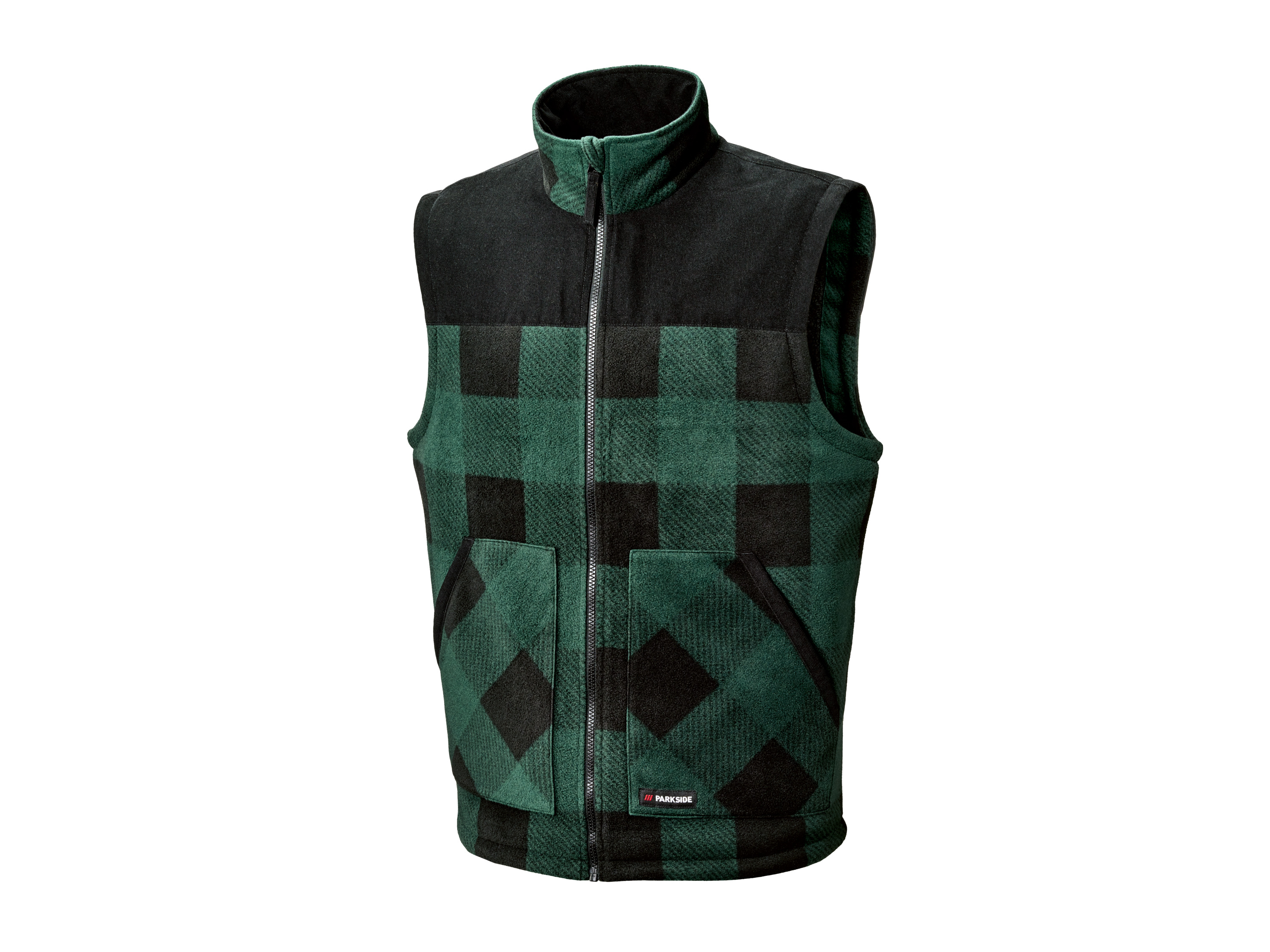 PARKSIDE Heren fleece bodywarmer (S (44-46), Groen)