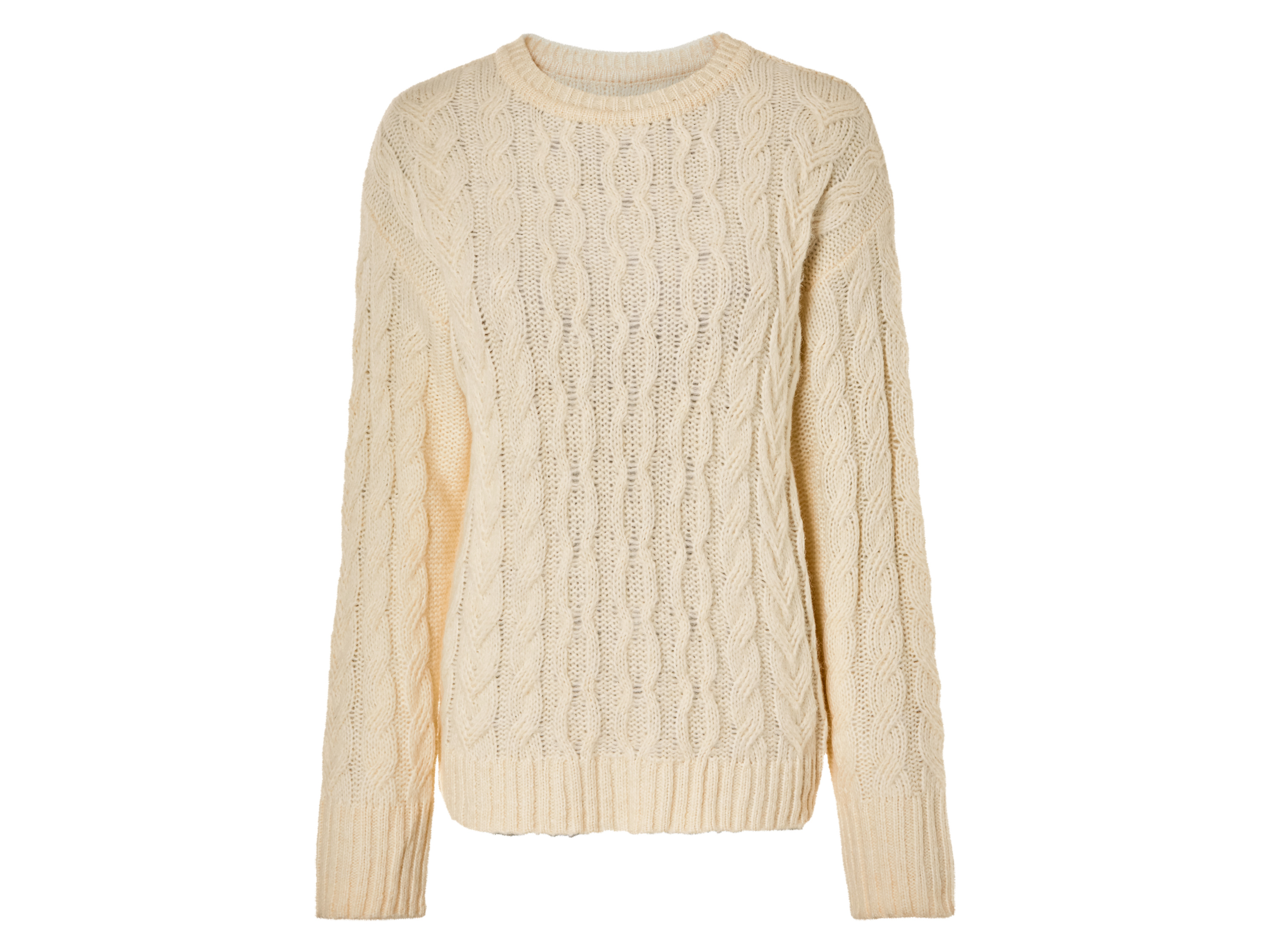 esmara Gebreide dames trui (M (40/42), Beige)