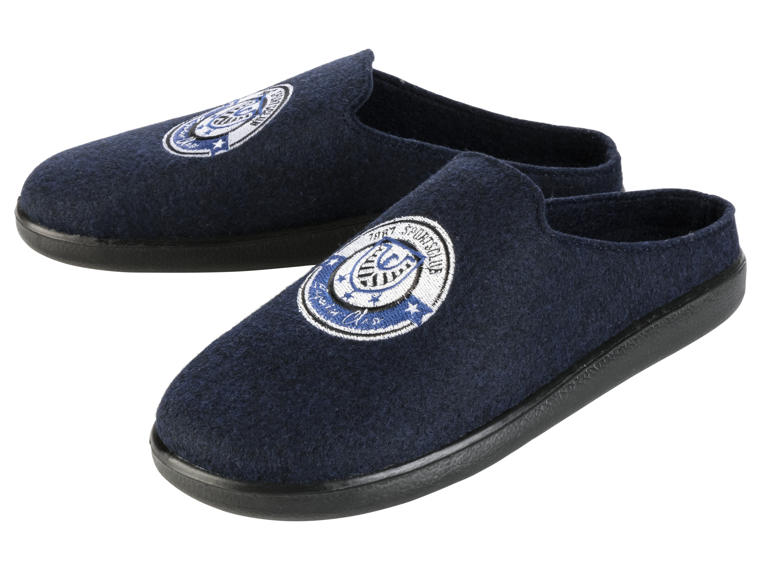 LIVERGY Herenpantoffels (42, Marineblauw)