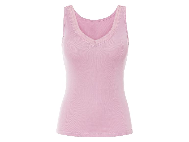 Ga naar volledige schermweergave: esmara® Dames top met kant - afbeelding 2