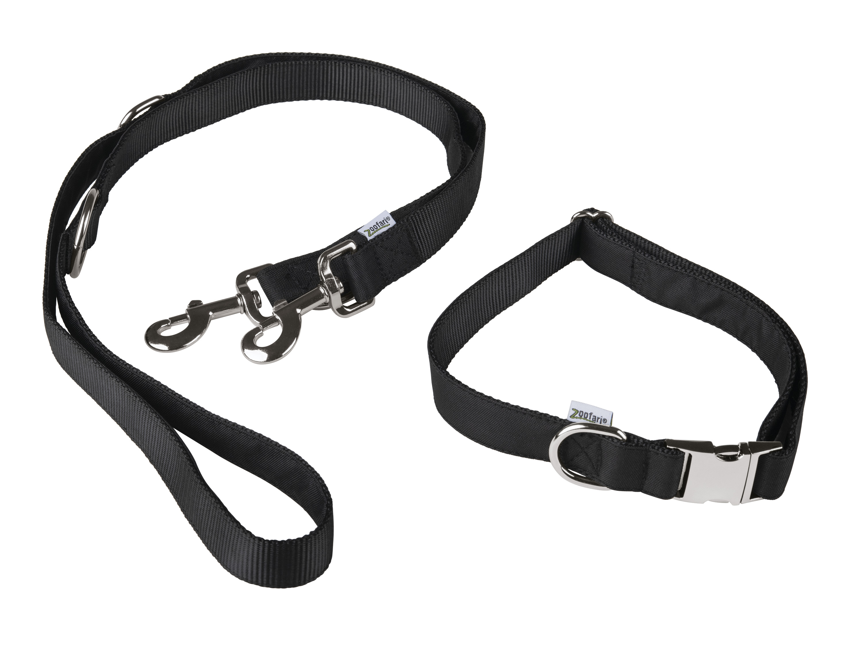 zoofari Hondenhalsband (M, Zwart)