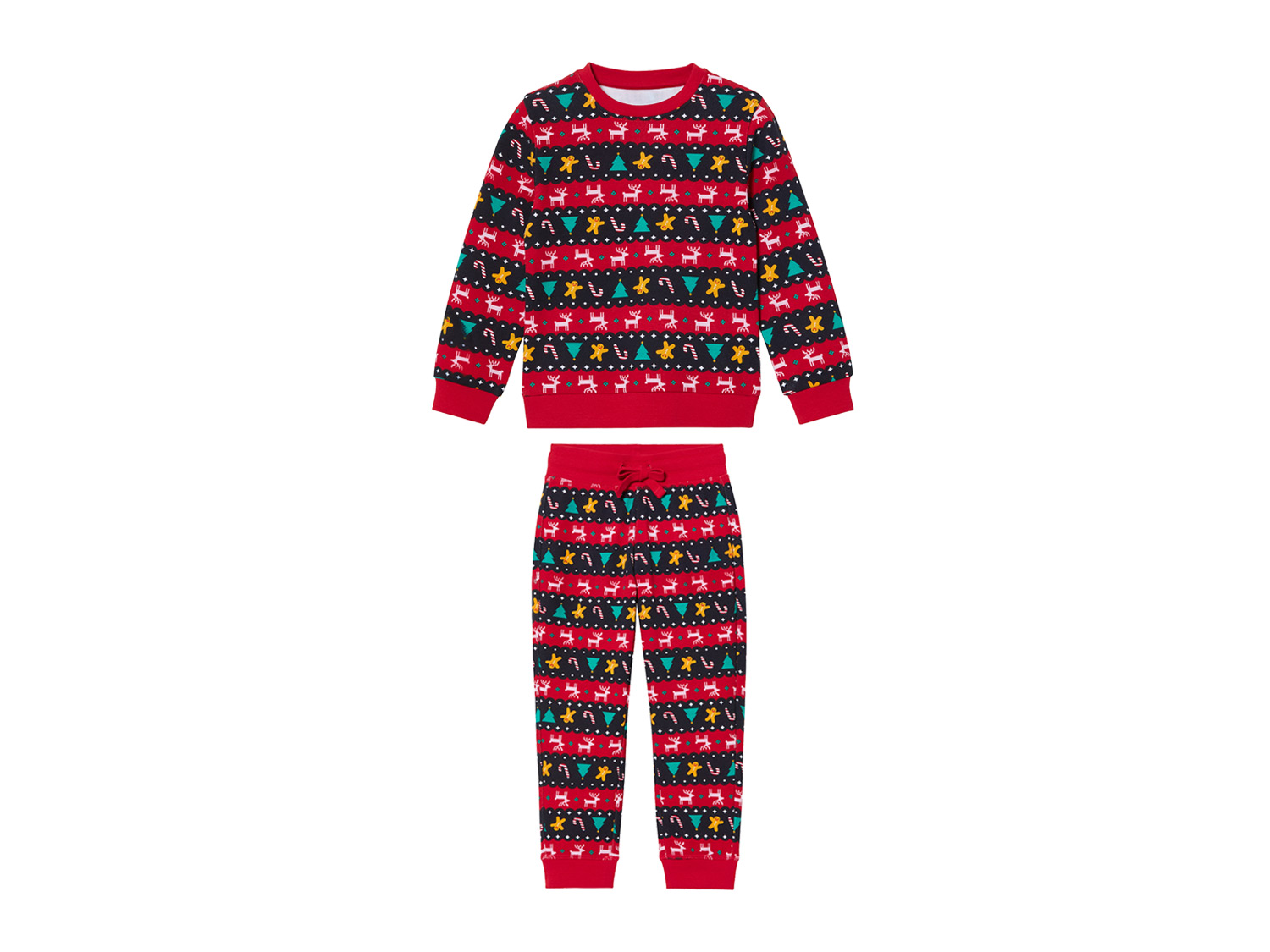 lupilu Baby kerstjoggingpak 2-delig (110/116, Rood)