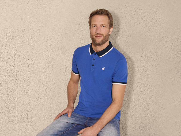 Ga naar volledige schermweergave: LIVERGY® Heren polo - afbeelding 9