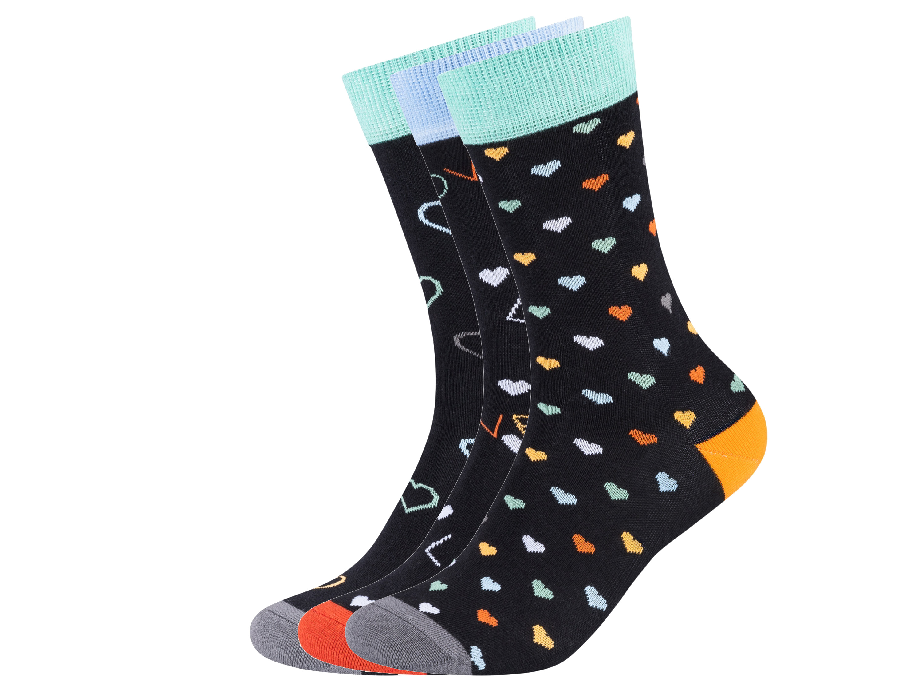 Fun Socks 3 paar sokken (41-46, Love)