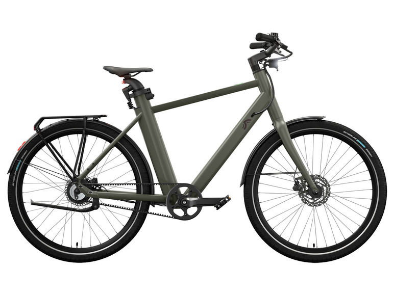 Ga naar volledige schermweergave: CRIVIT Urban E-bike Olive Green - afbeelding 8