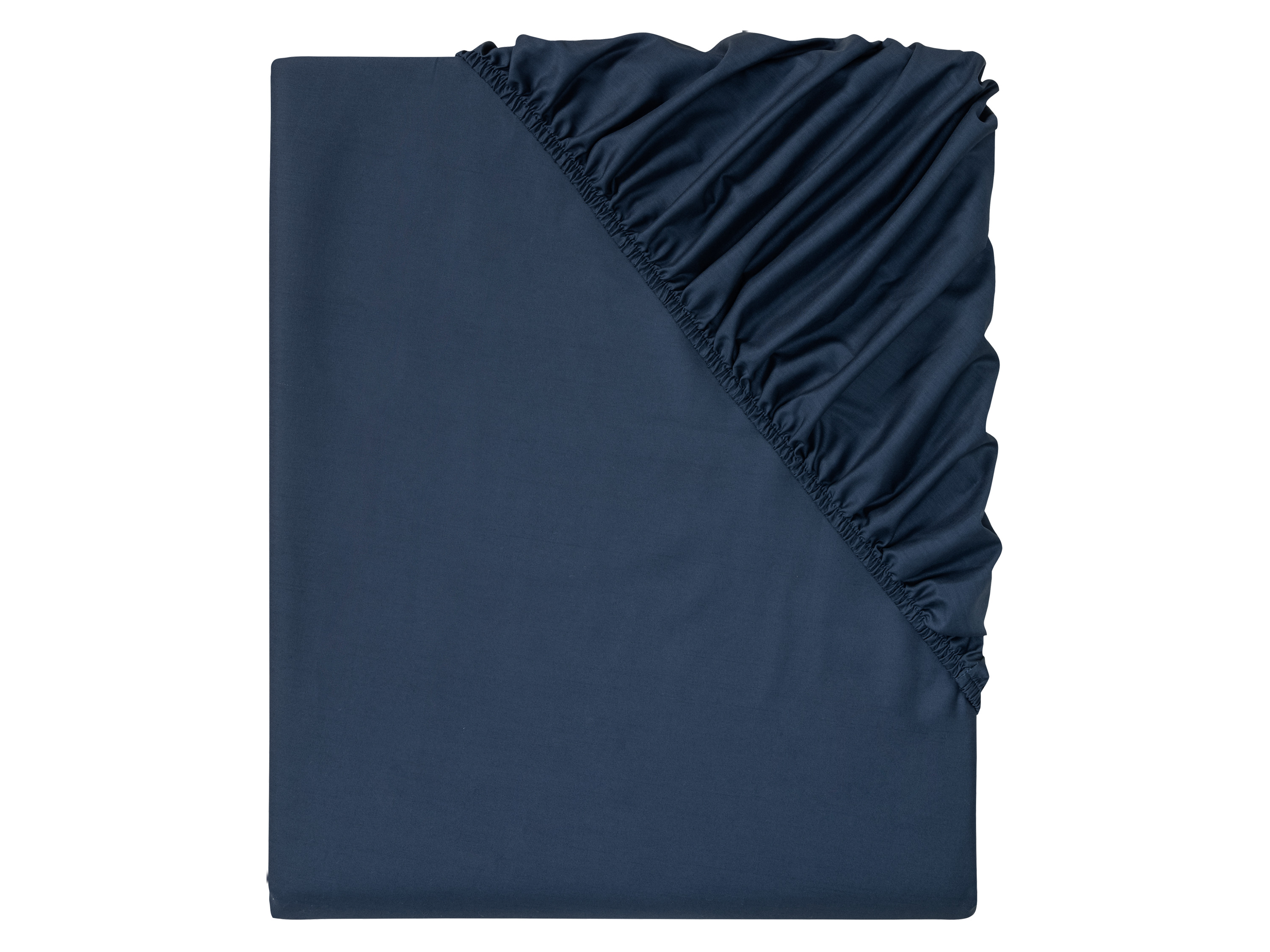 LIVARNO home Perkal hoeslaken 90-100 x 200 cm (Blauw)