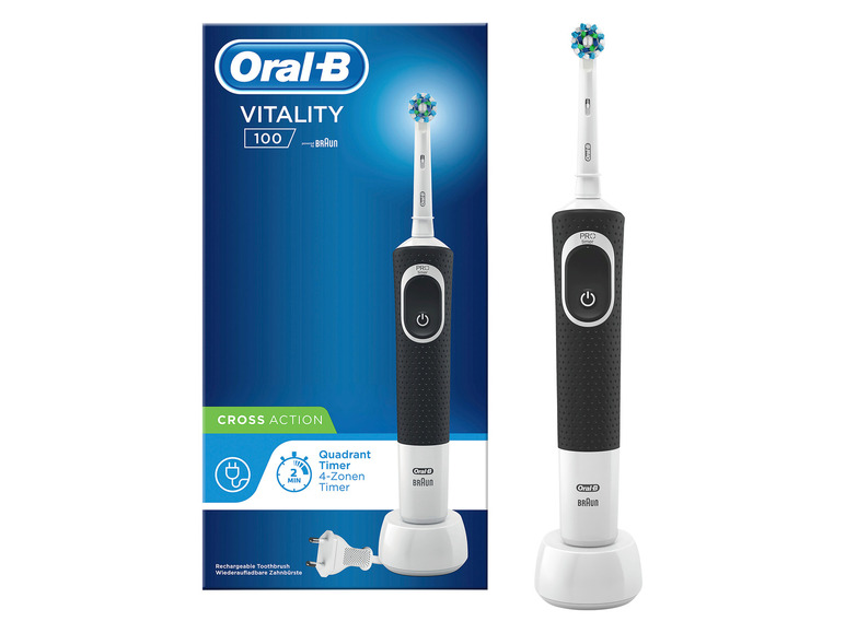 Ga naar volledige schermweergave: Oral-B CrossAction Elektrische tandenborstel Vitality100 - afbeelding 1