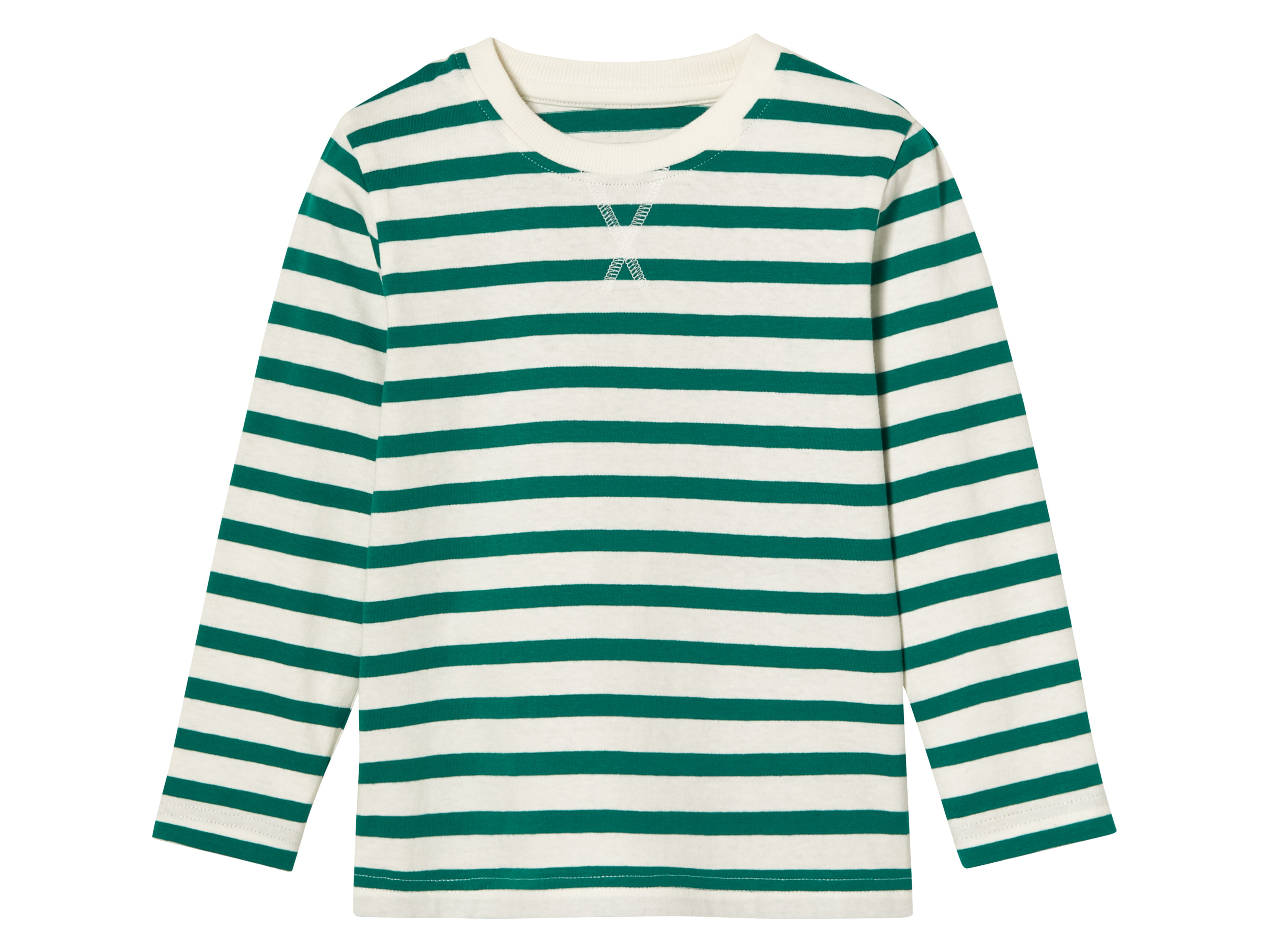 lupilu Kinder T-shirt (98 - 104, Wit/groen)