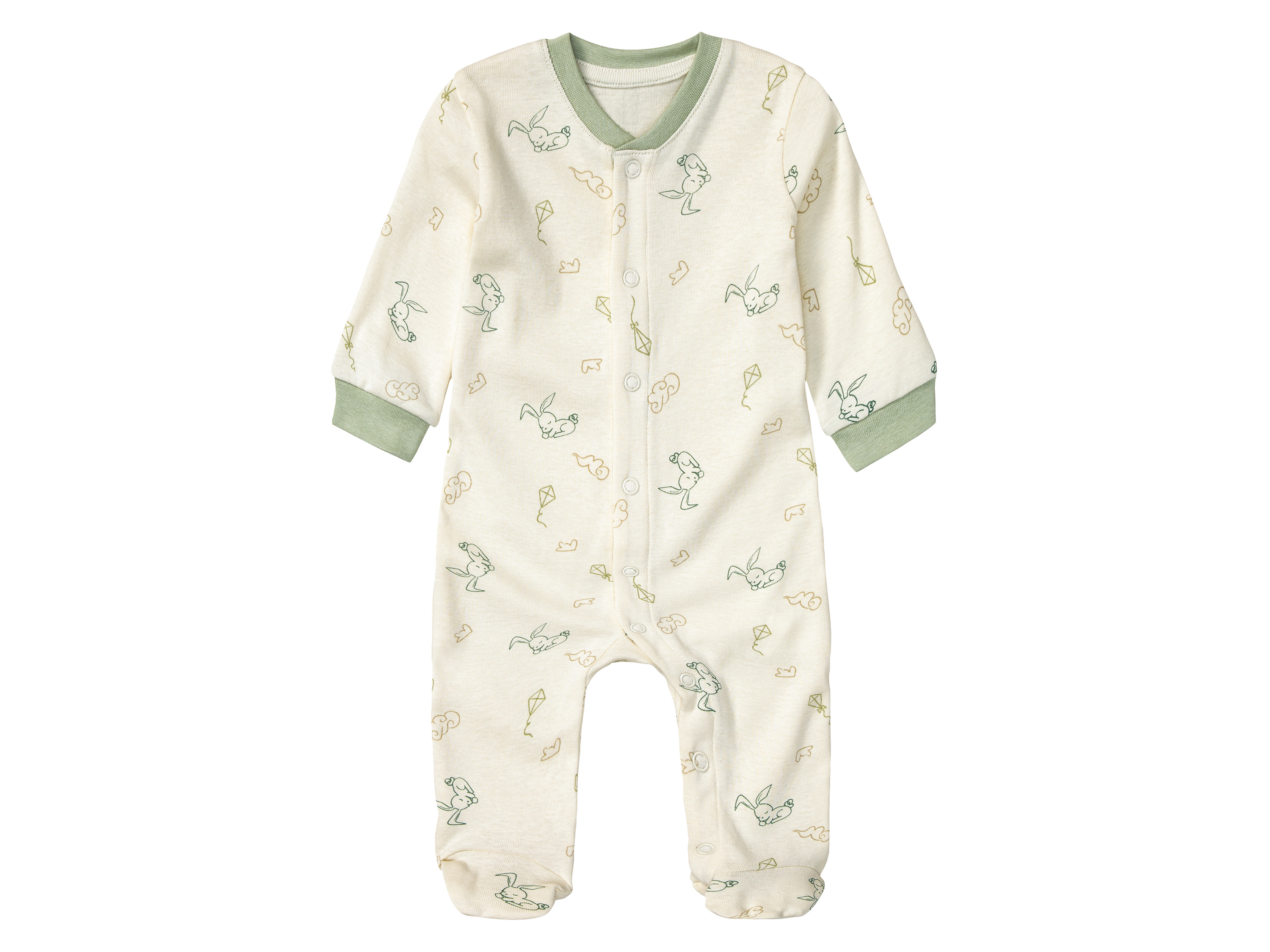 lupilu Baby pyjama (68, Crème)