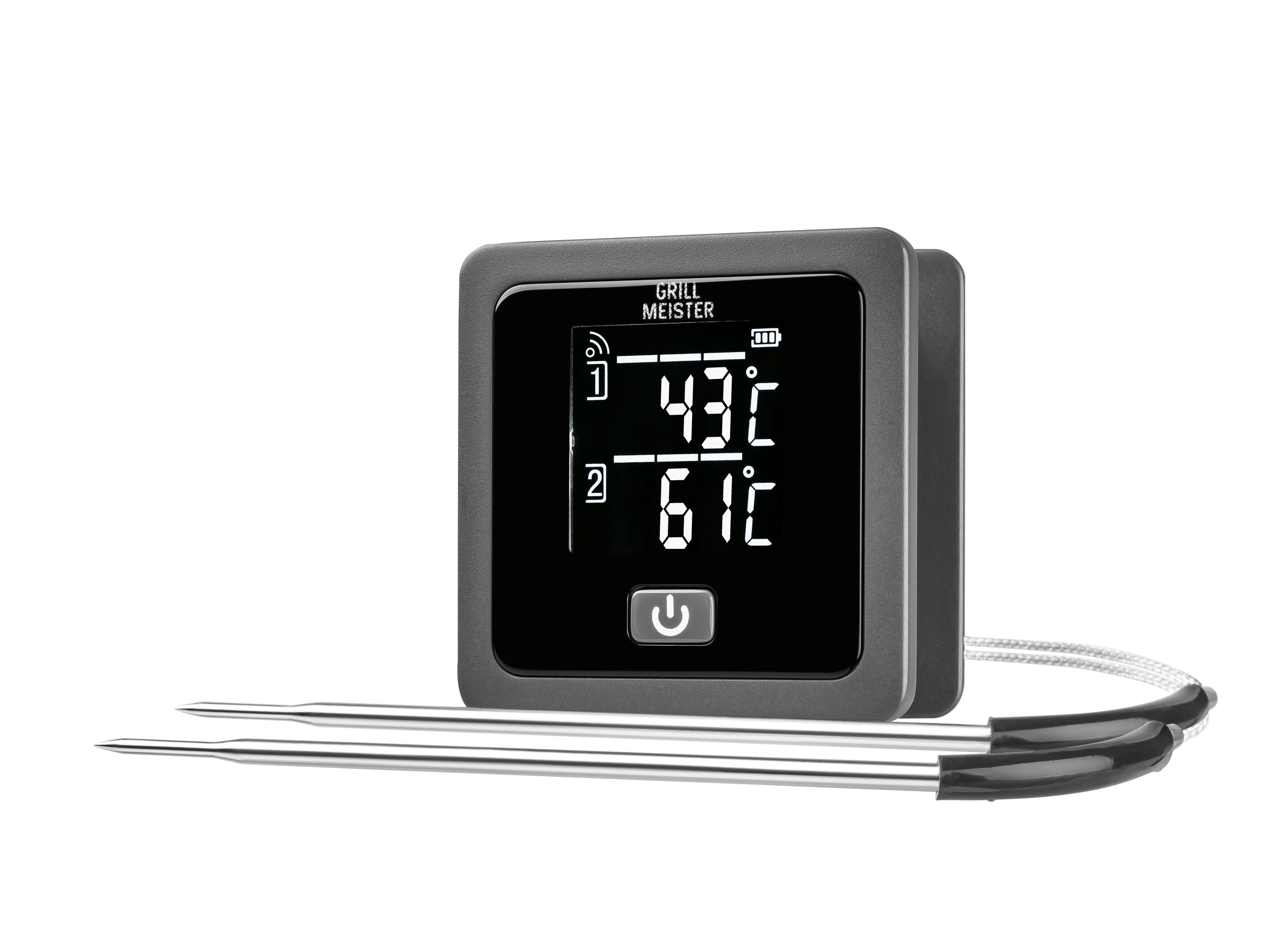 GRILLMEISTER BBQ-thermometer met timer (Bluetooth)