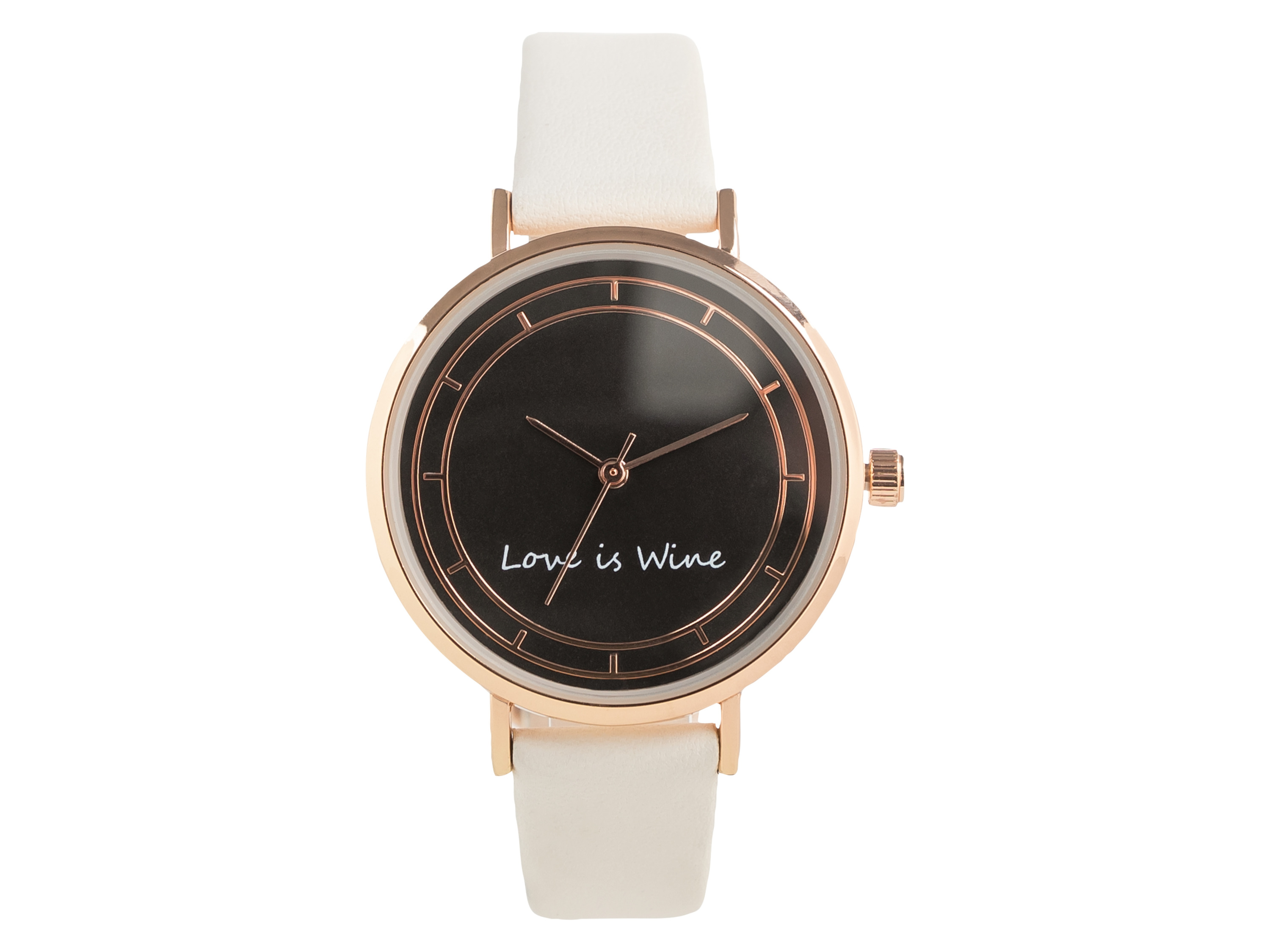 Dames horloge (Wit-zwart)