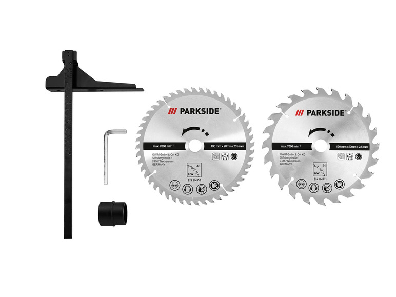 Ga naar volledige schermweergave: PARKSIDE® Handcirkelzaag 1.350 W - afbeelding 7