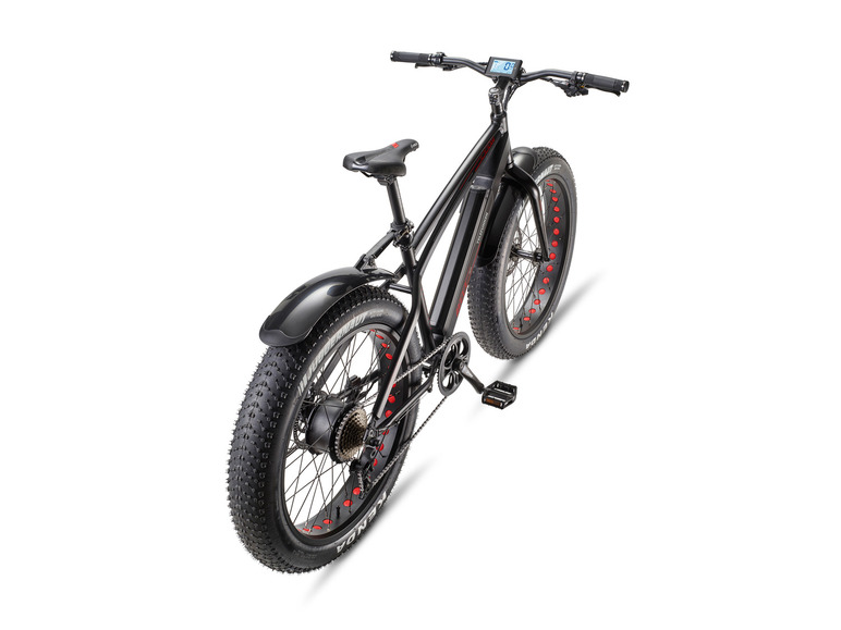 Ga naar volledige schermweergave: TELEFUNKEN E-bike Fat bike Klimmer FM350 zwart 26" - afbeelding 3