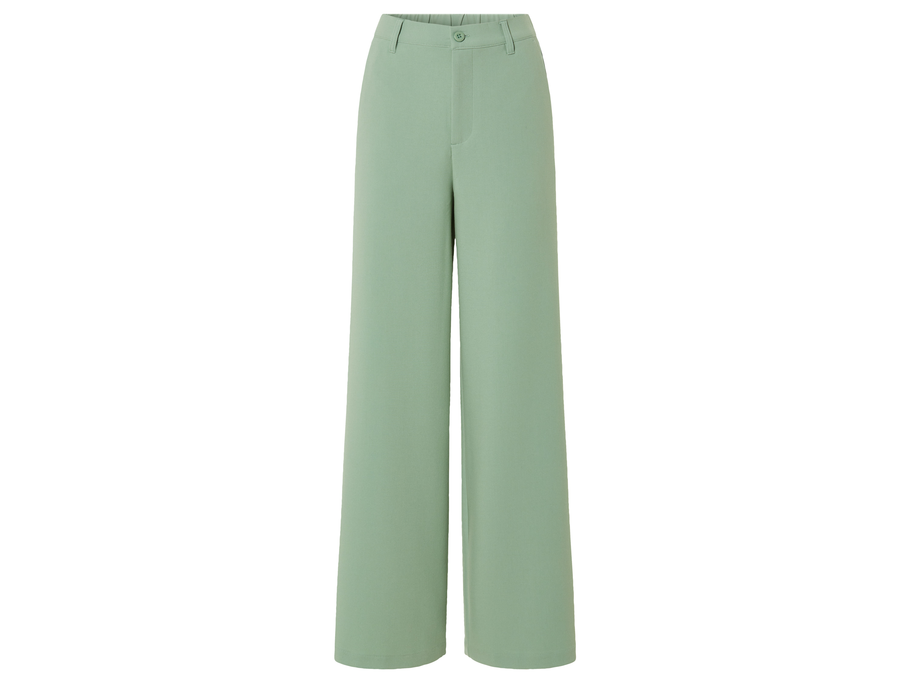 esmara Dames wide-leg broek (38, Groen)