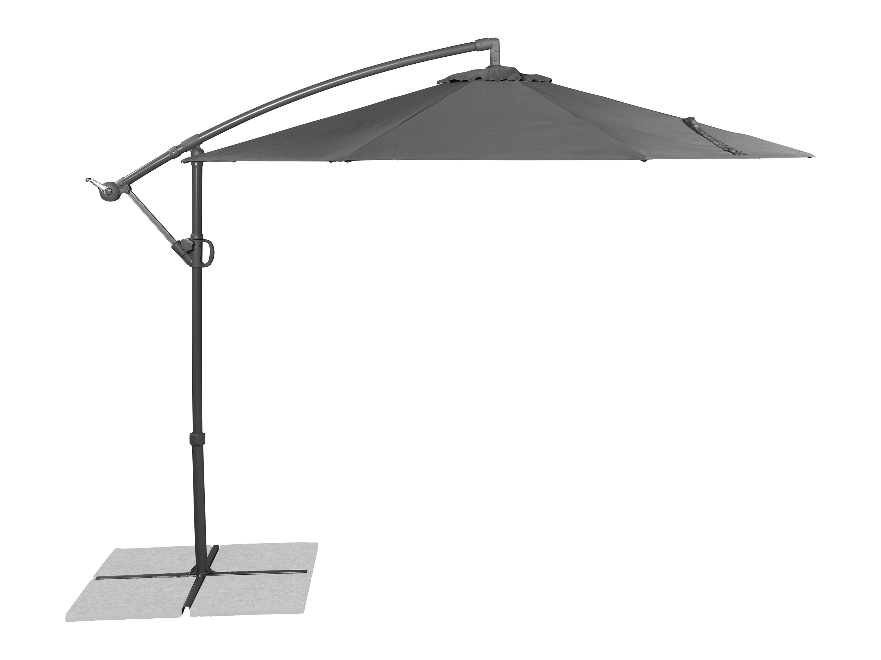 LIVARNO home Parasol antraciet