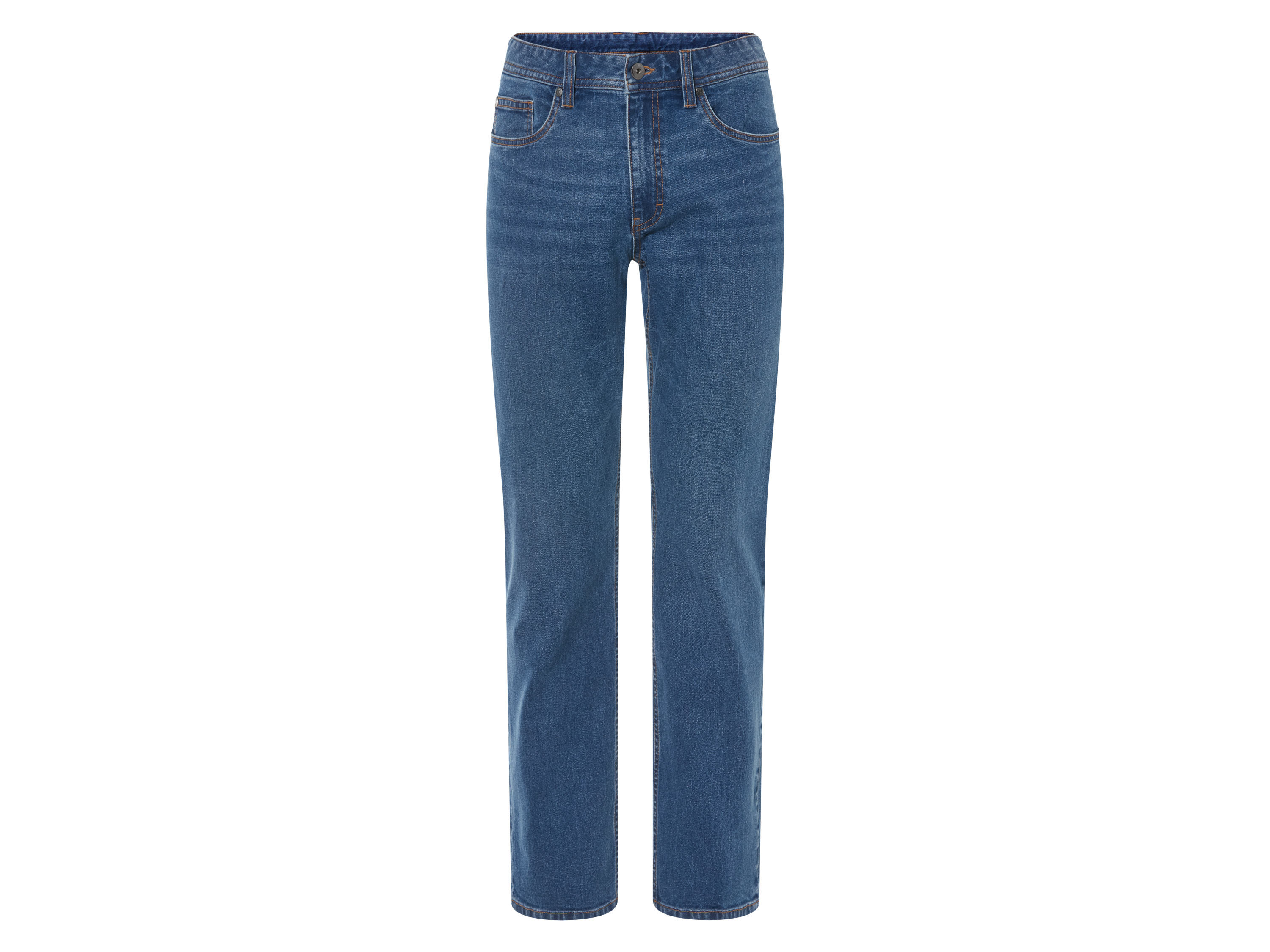 LIVERGY Heren jeans - Straight Fit (Blauw, 50 (34/32))