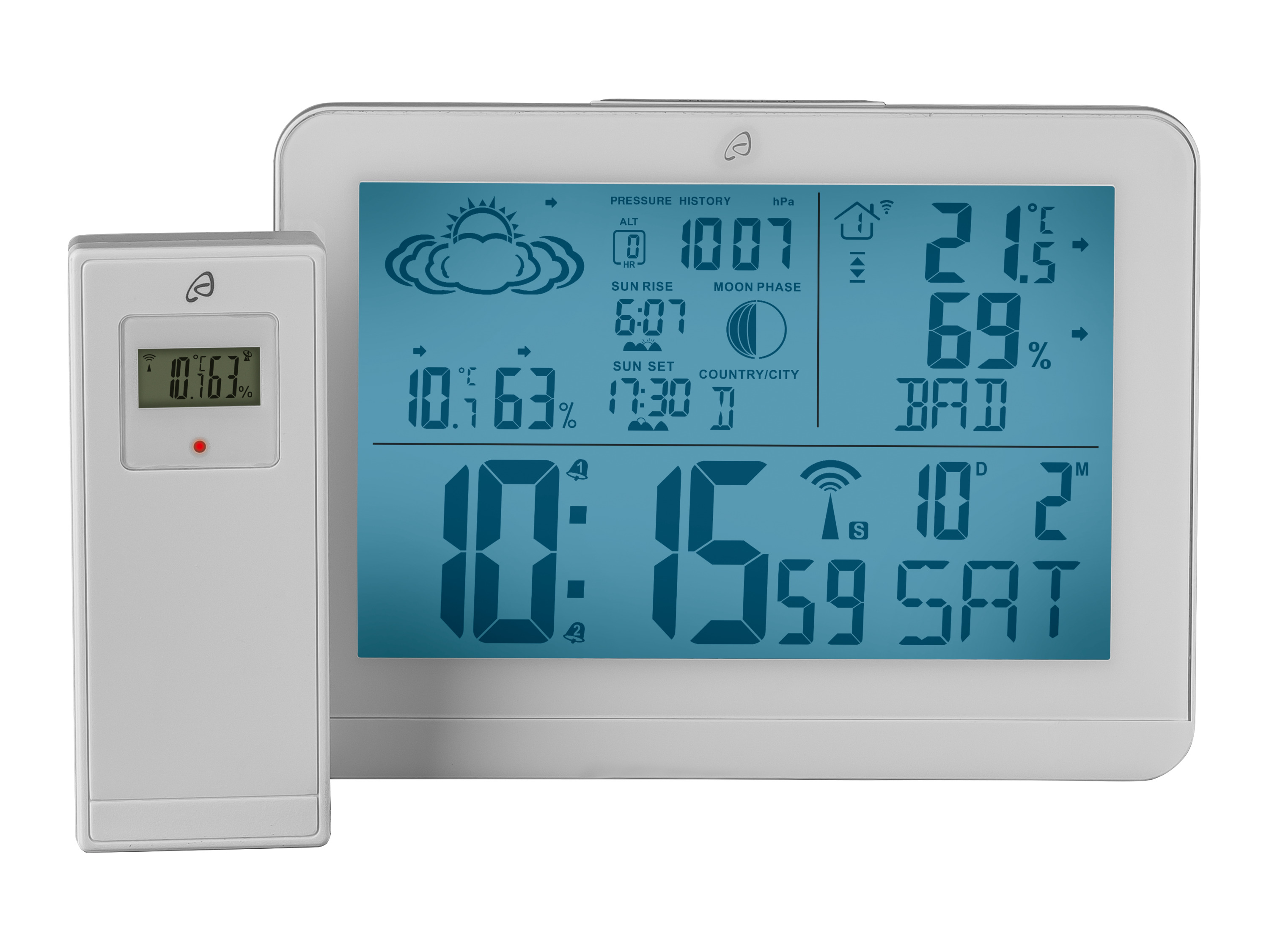 AURIOL Radiogestuurd weerstation (Wit)