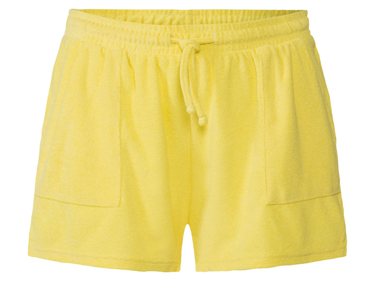 esmara Dames badstof shorts (S (36/38), Geel)
