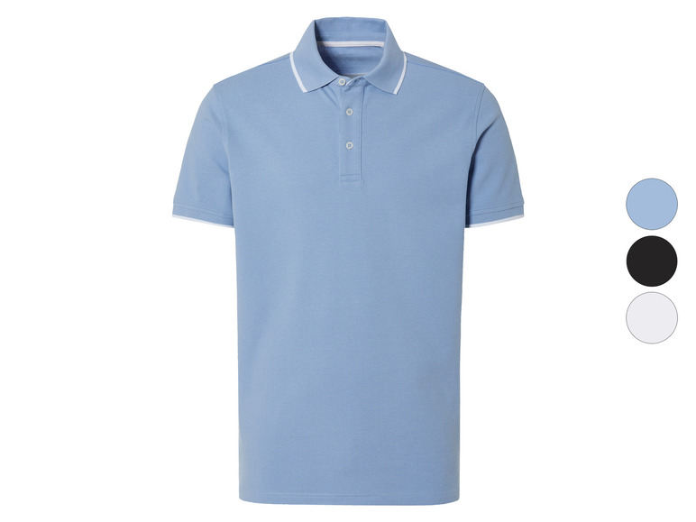 Ga naar volledige schermweergave: LIVERGY® Heren polo - afbeelding 1