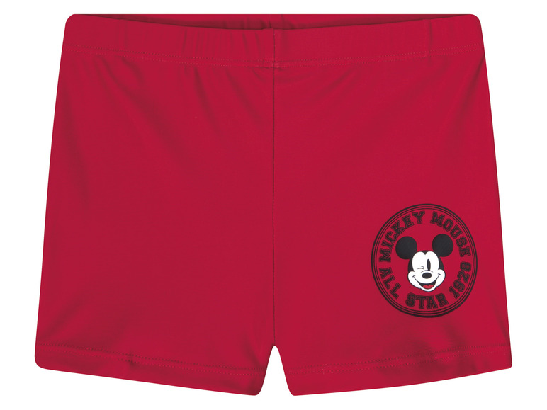 Peuter jongens zwembroek/shorts (122/128, Mickey Mouse/rood)