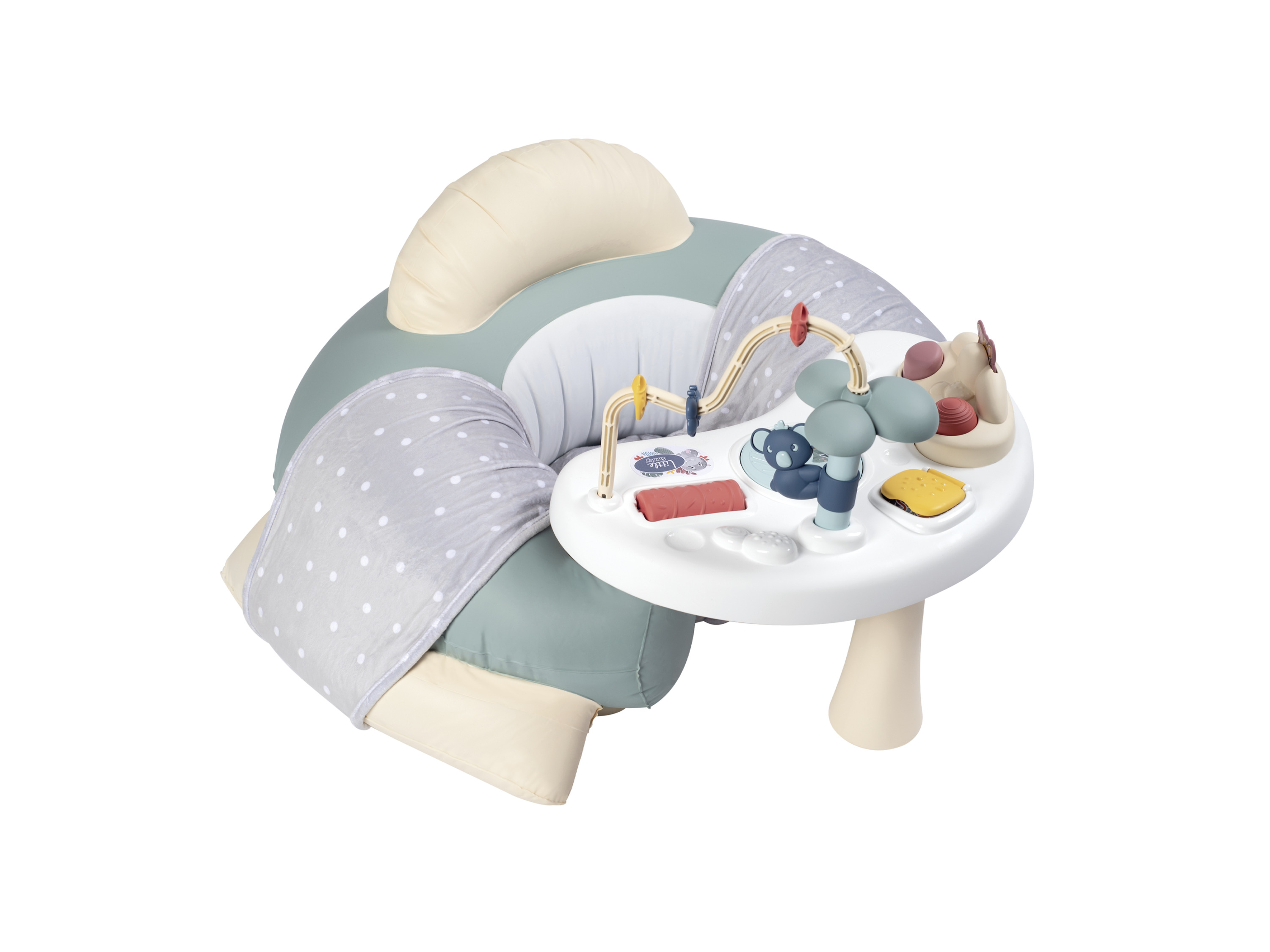 Smoby Zitje Little Smoby Cosy Seat Opblaasbaar Met Activiteitentafel