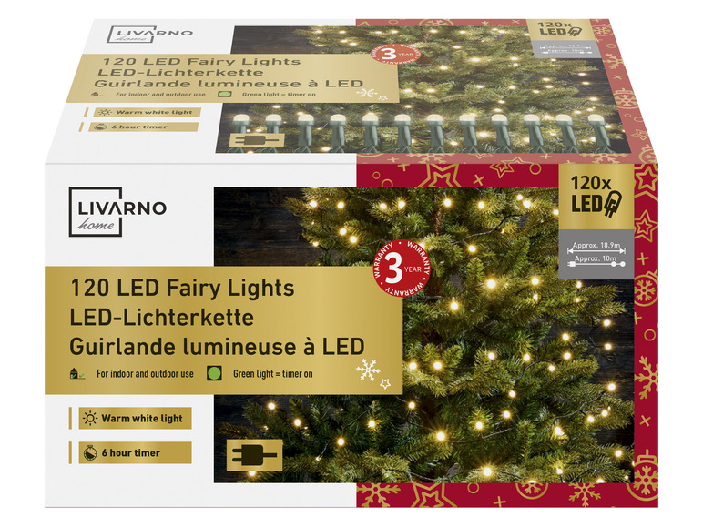 LIVARNO home LED-lichtketting (Warmwit)