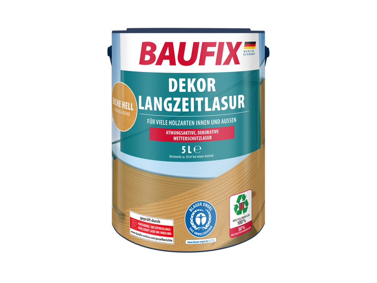 Ga naar volledige schermweergave: BAUFIX Decoratiebeits houtbeits 5 liter - afbeelding 6