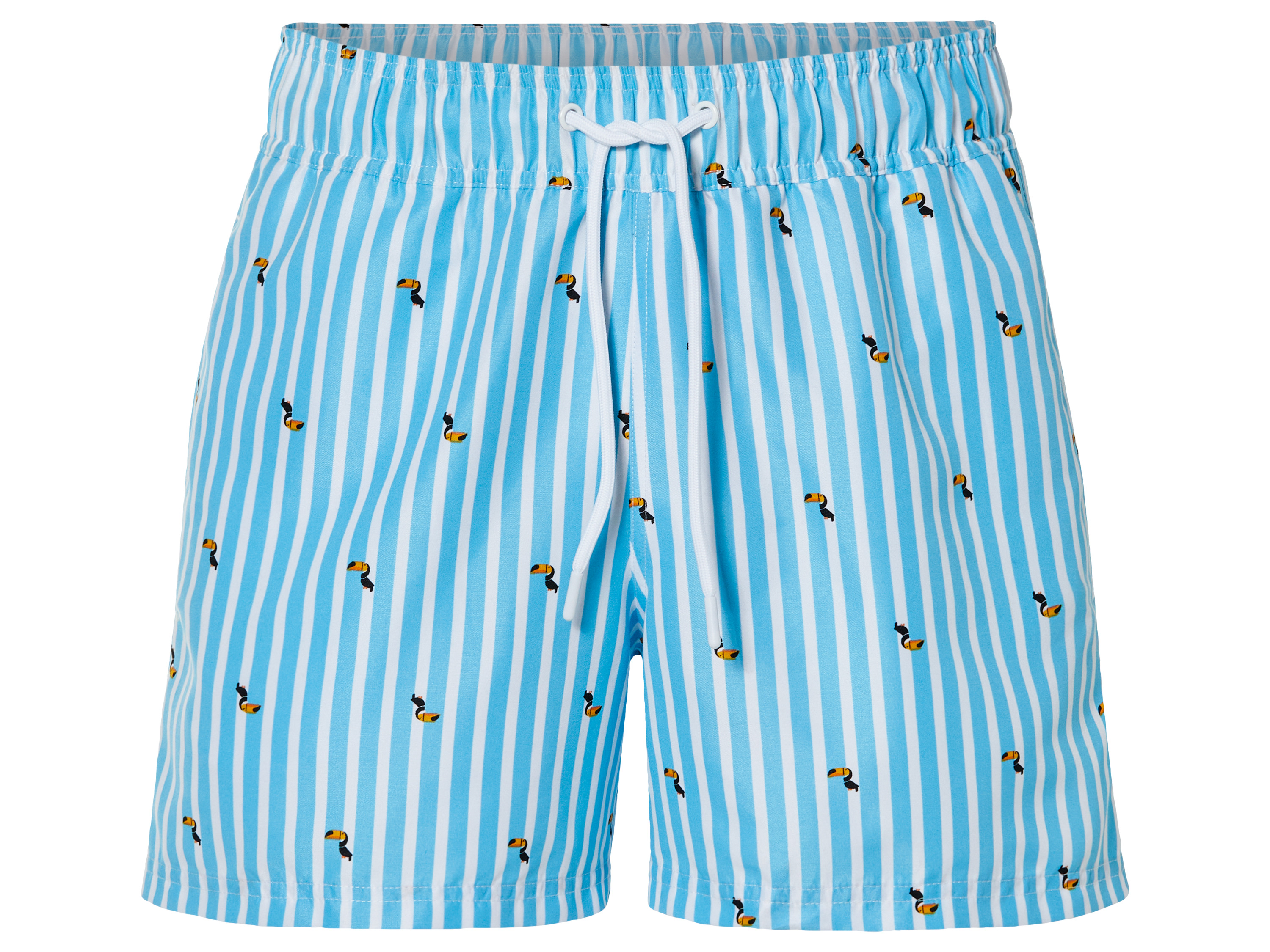 Heren zwemshort (S, Blauw-wit)