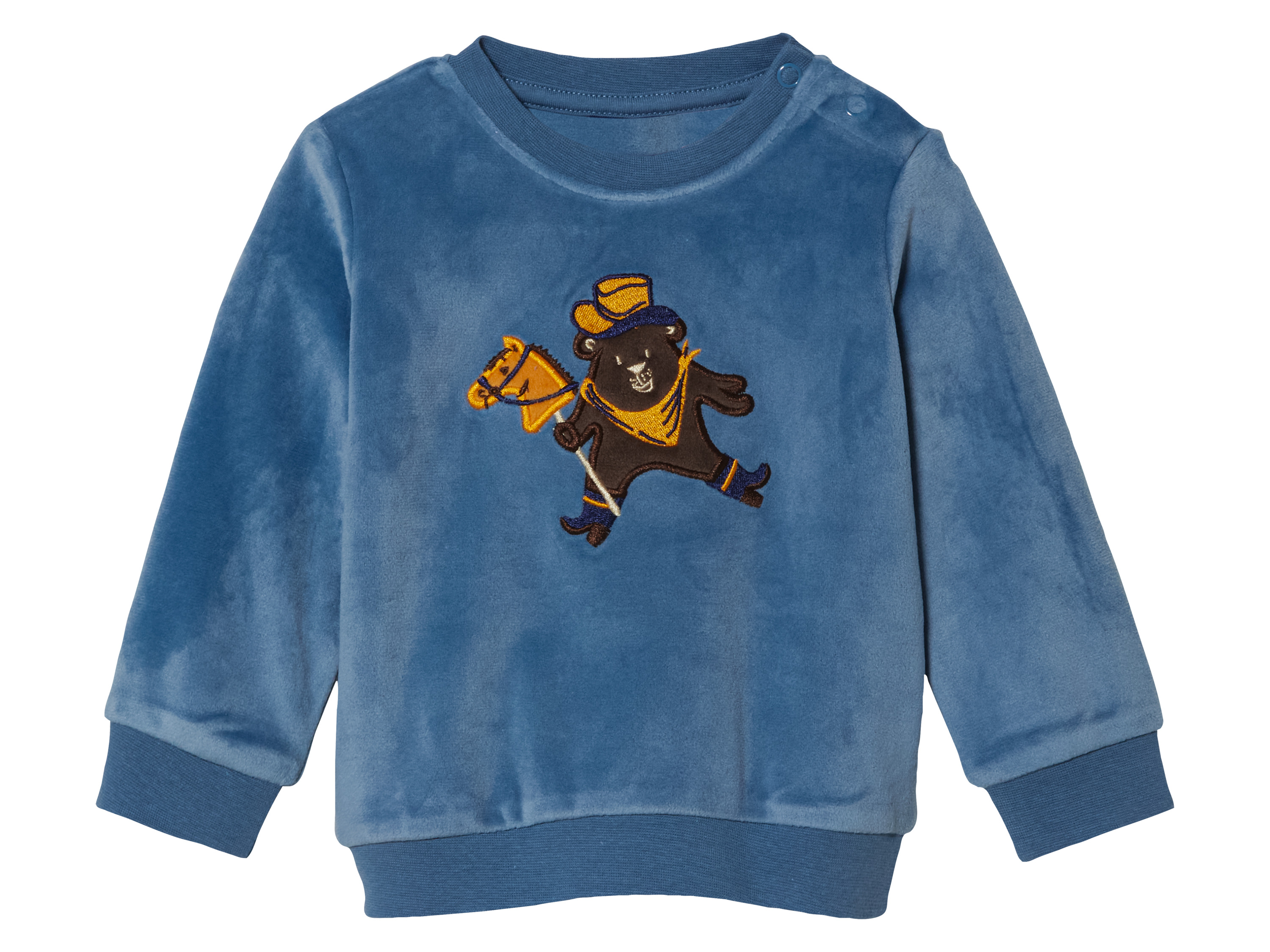 lupilu Baby Nicki-pullover (50/56, Blauw)