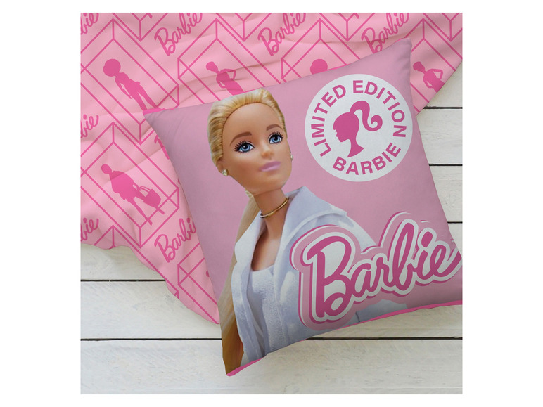 Ga naar volledige schermweergave: Barbie Kinder fleece deken met kussen 100 x 150 cm - afbeelding 25