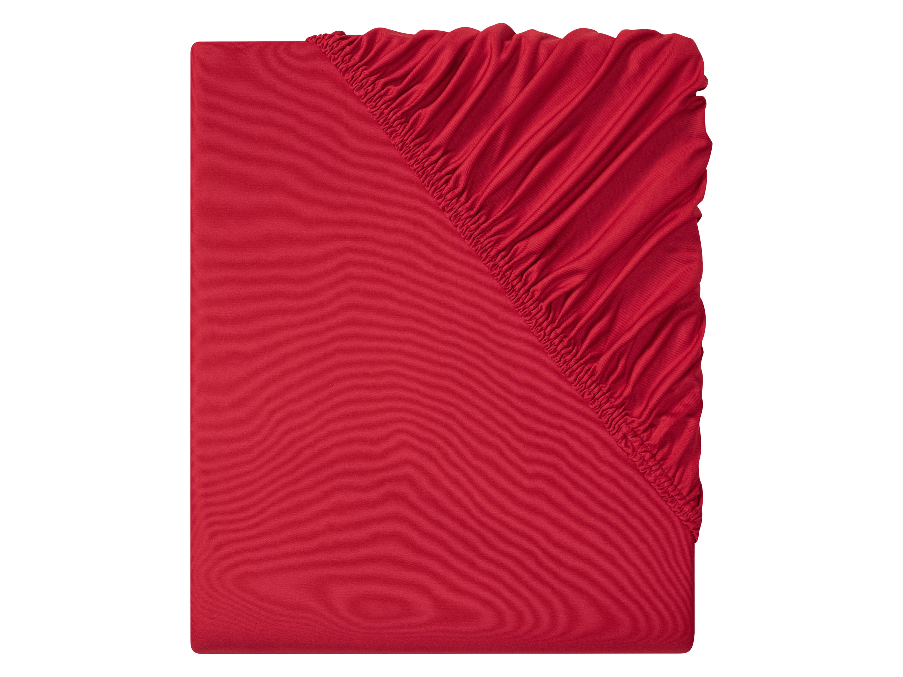 LIVARNO home Jersey hoeslaken 140-160 x 200 cm (Rood)