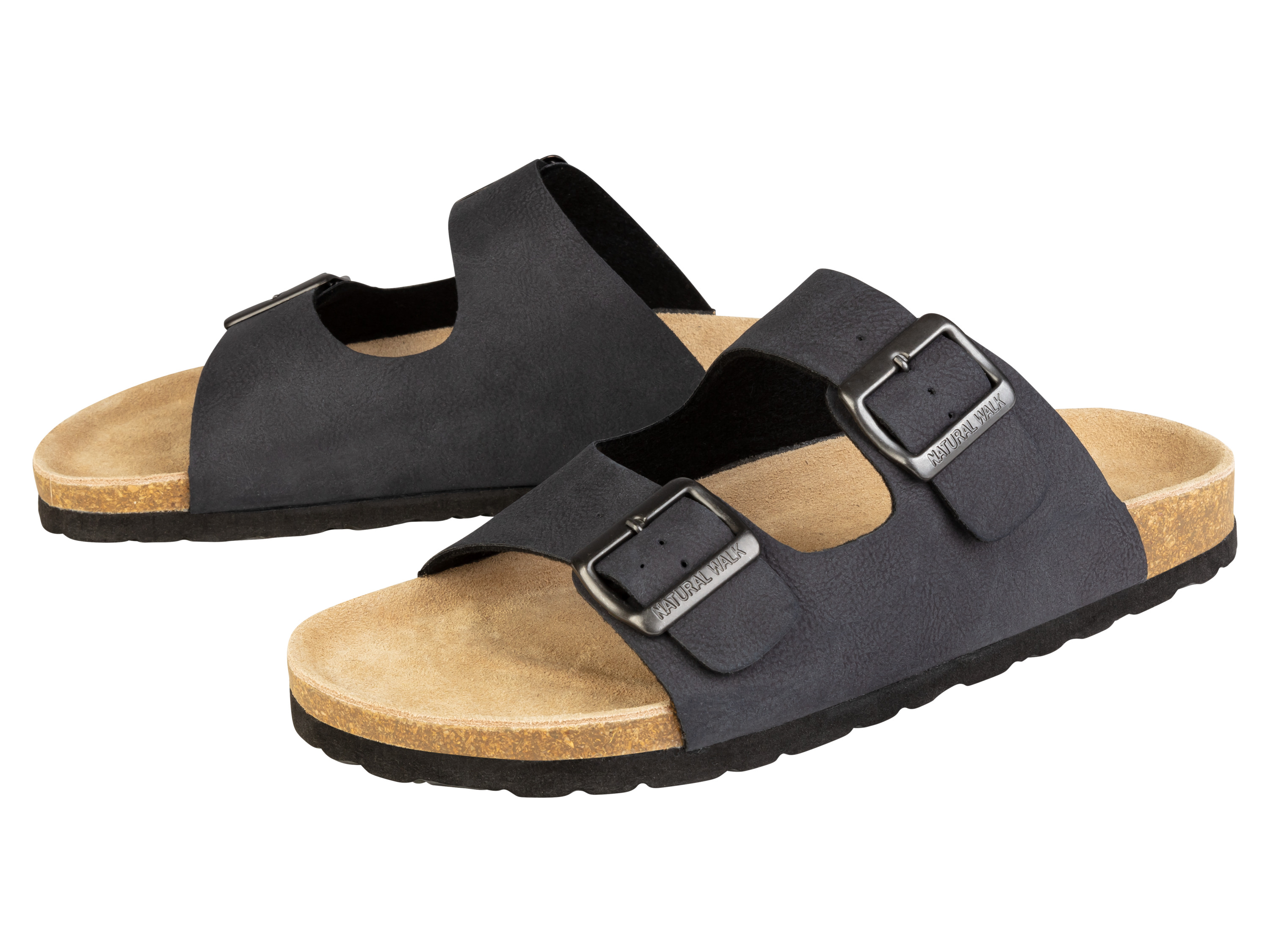 LIVERGY Heren slippers (45, Marineblauw)