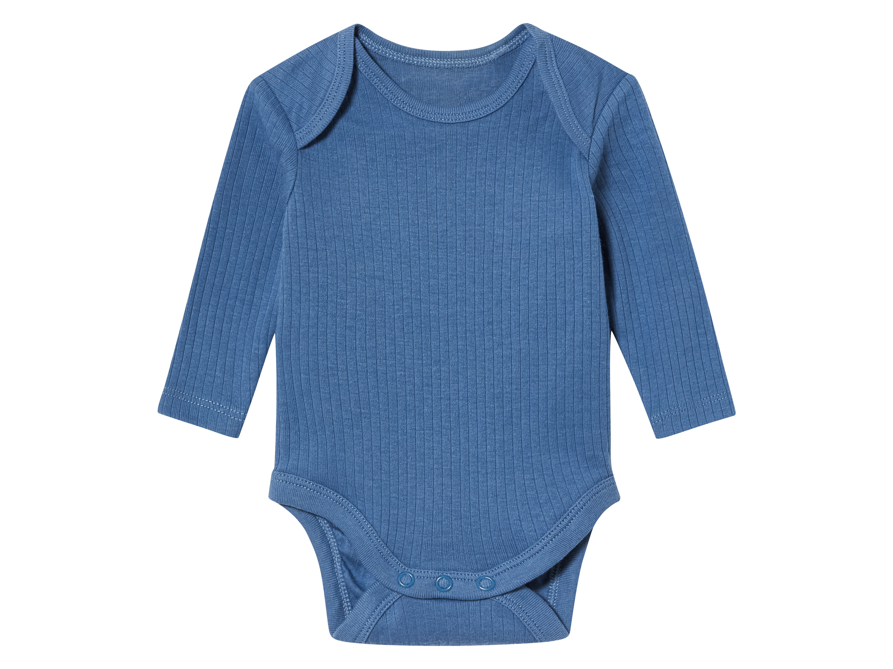 lupilu Baby rompertje met lange mouwen (62-68, Blauw)