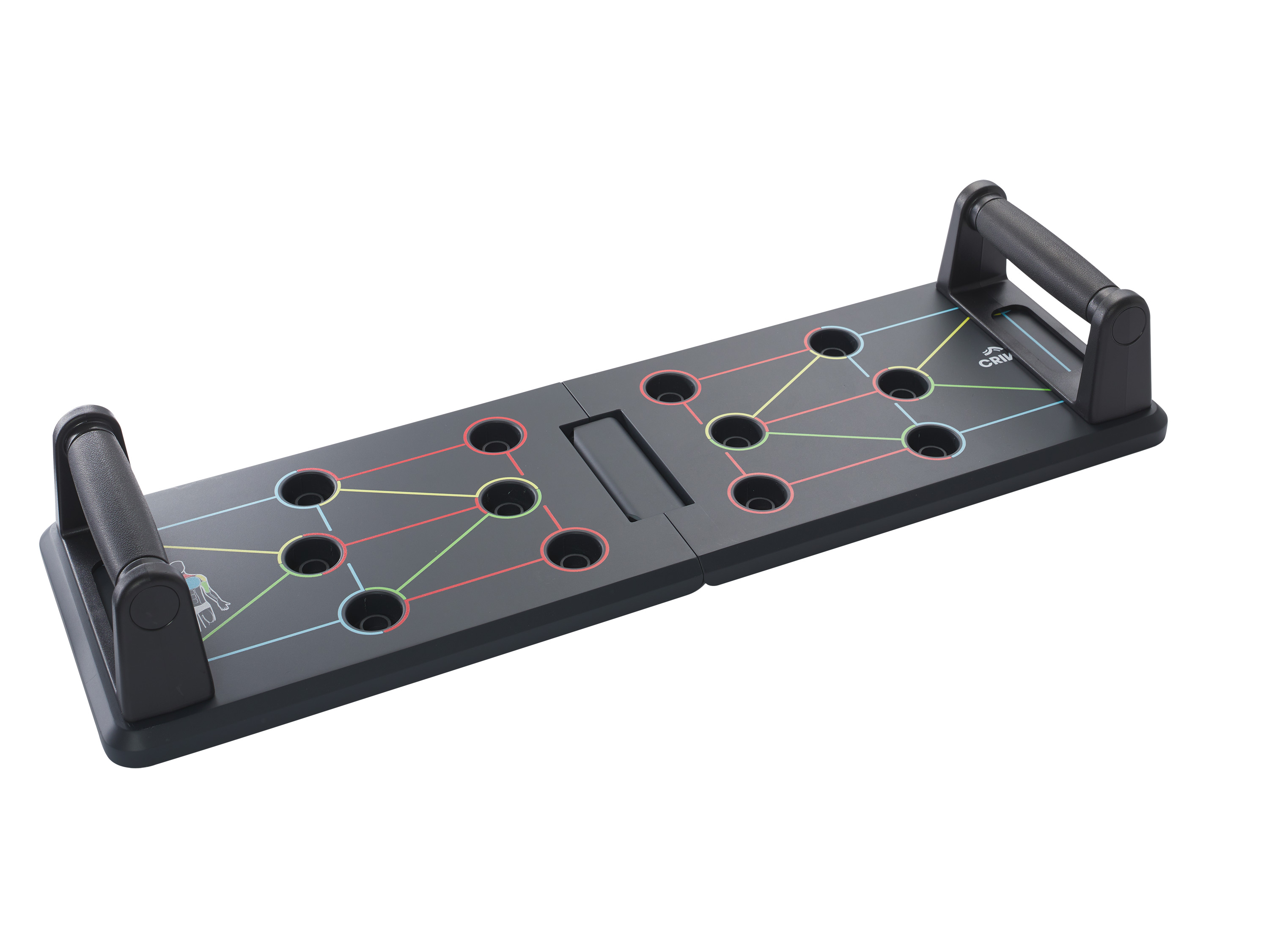 CRIVIT Push-up-board-fitnessroller (Push-up board)