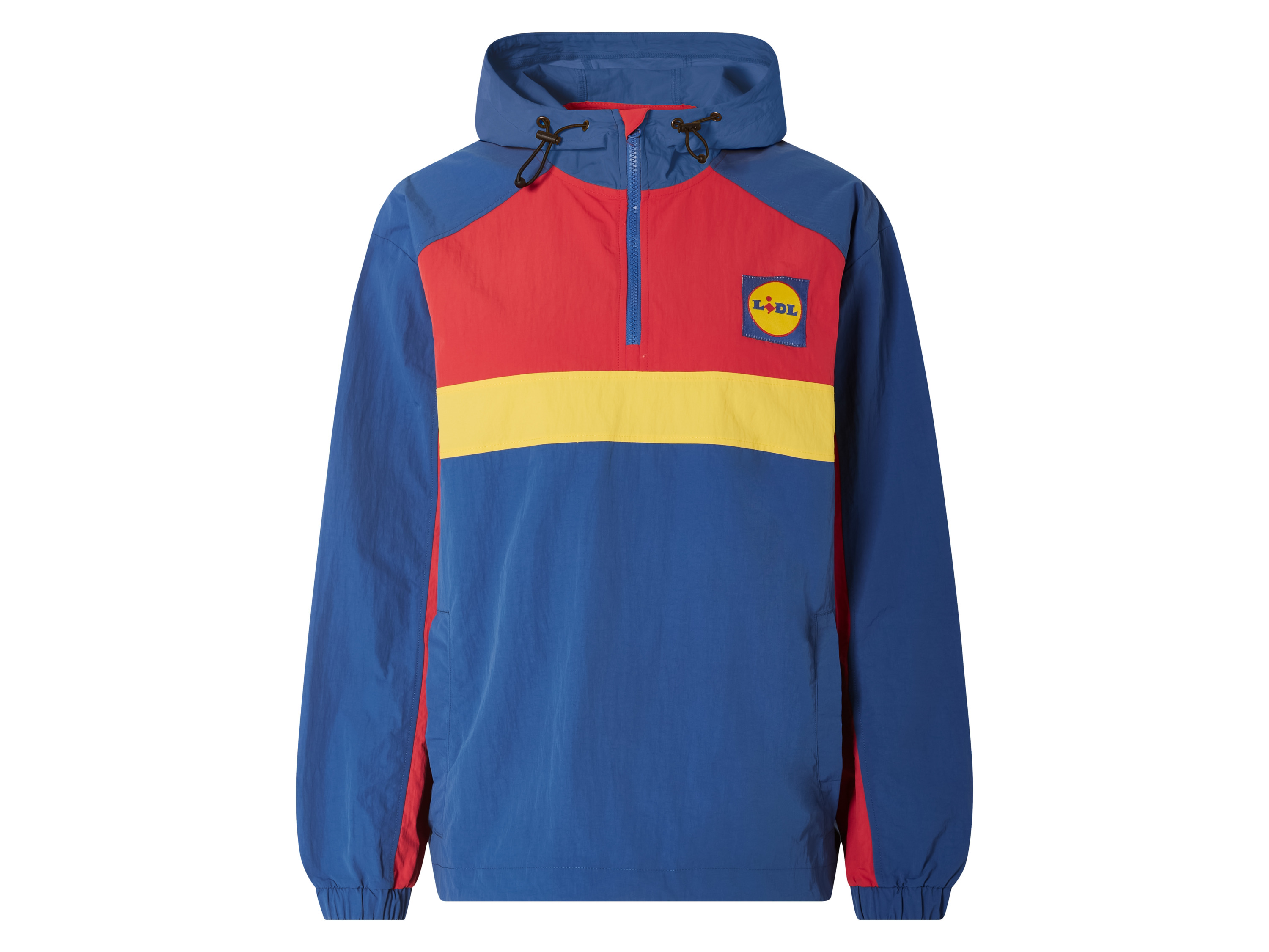 esmara Lidl dames jas (L (44/46), Blauw/rood/geel)