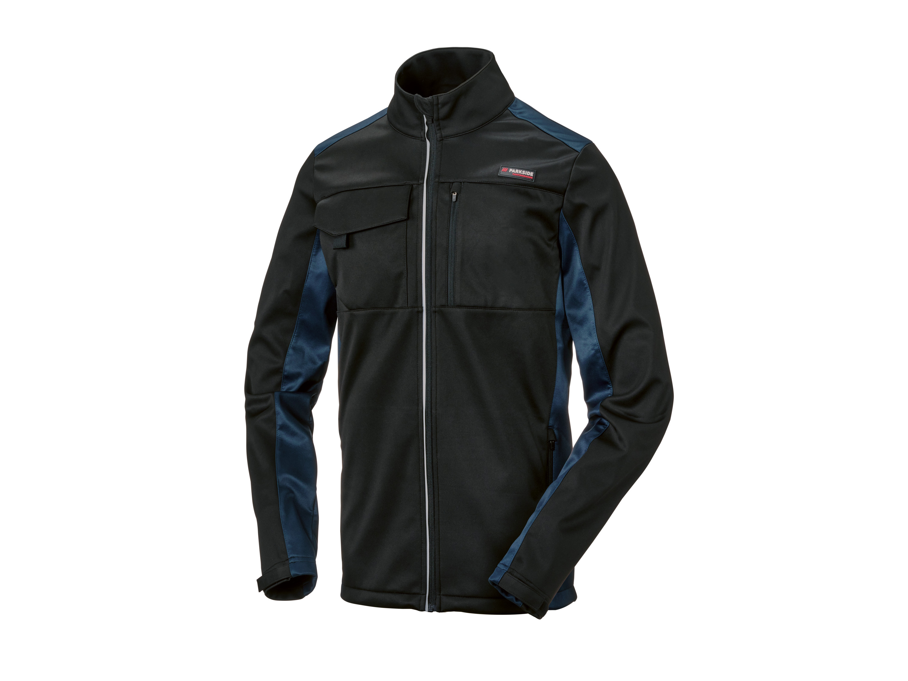 PARKSIDE PERFORMANCE Heren softshelljack (XXL (60/62), Zwart/blauw)