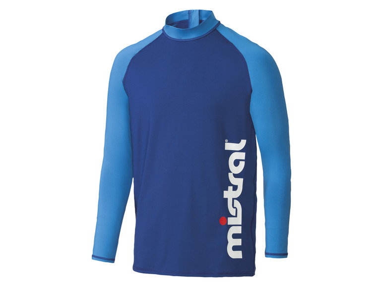 Mistral Heren UV-zwemshirt voor watersport en st (S (44/46), Donkerblauw/blauw)