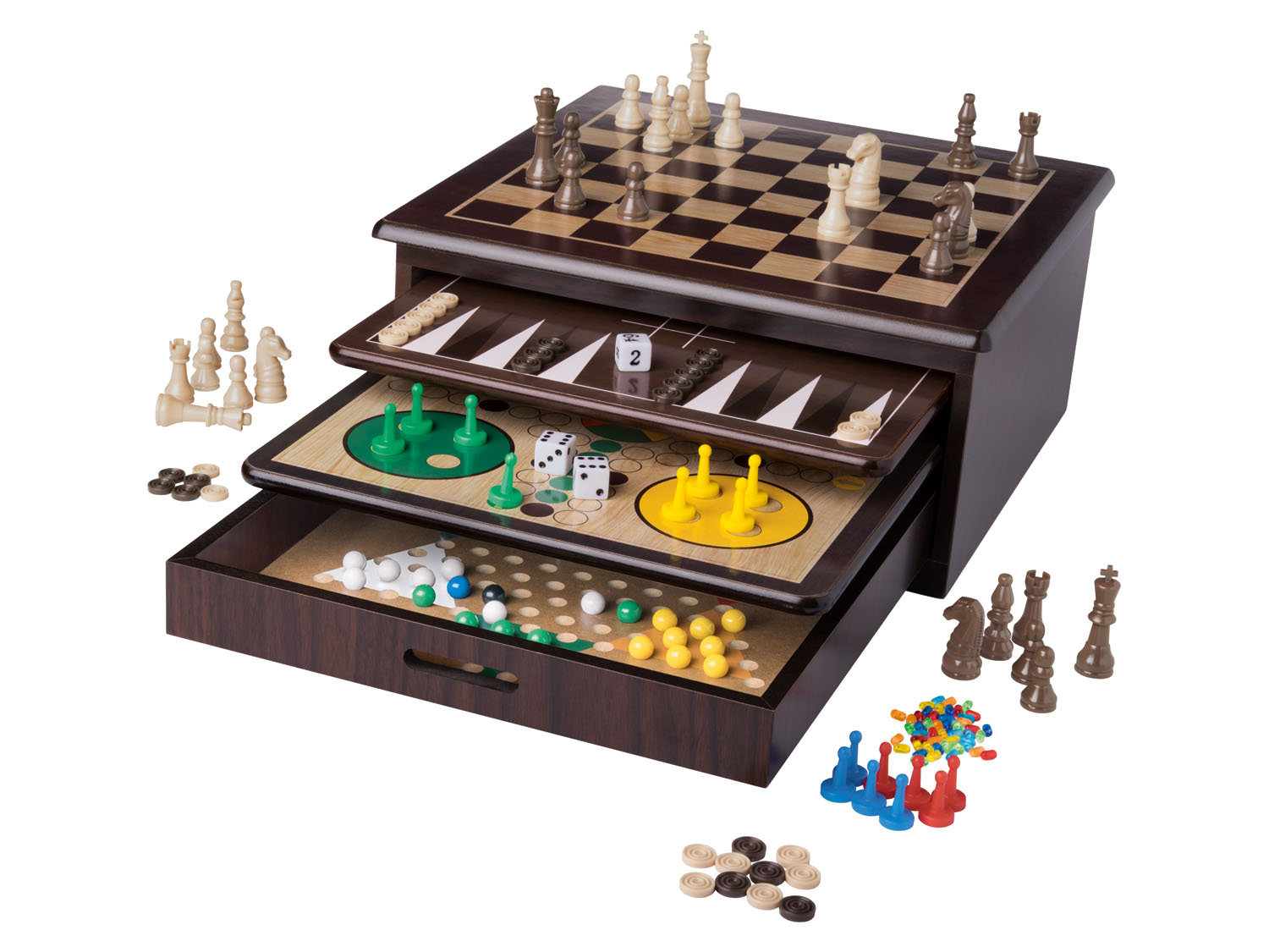 Playtive Houten bordspel 10-in-1