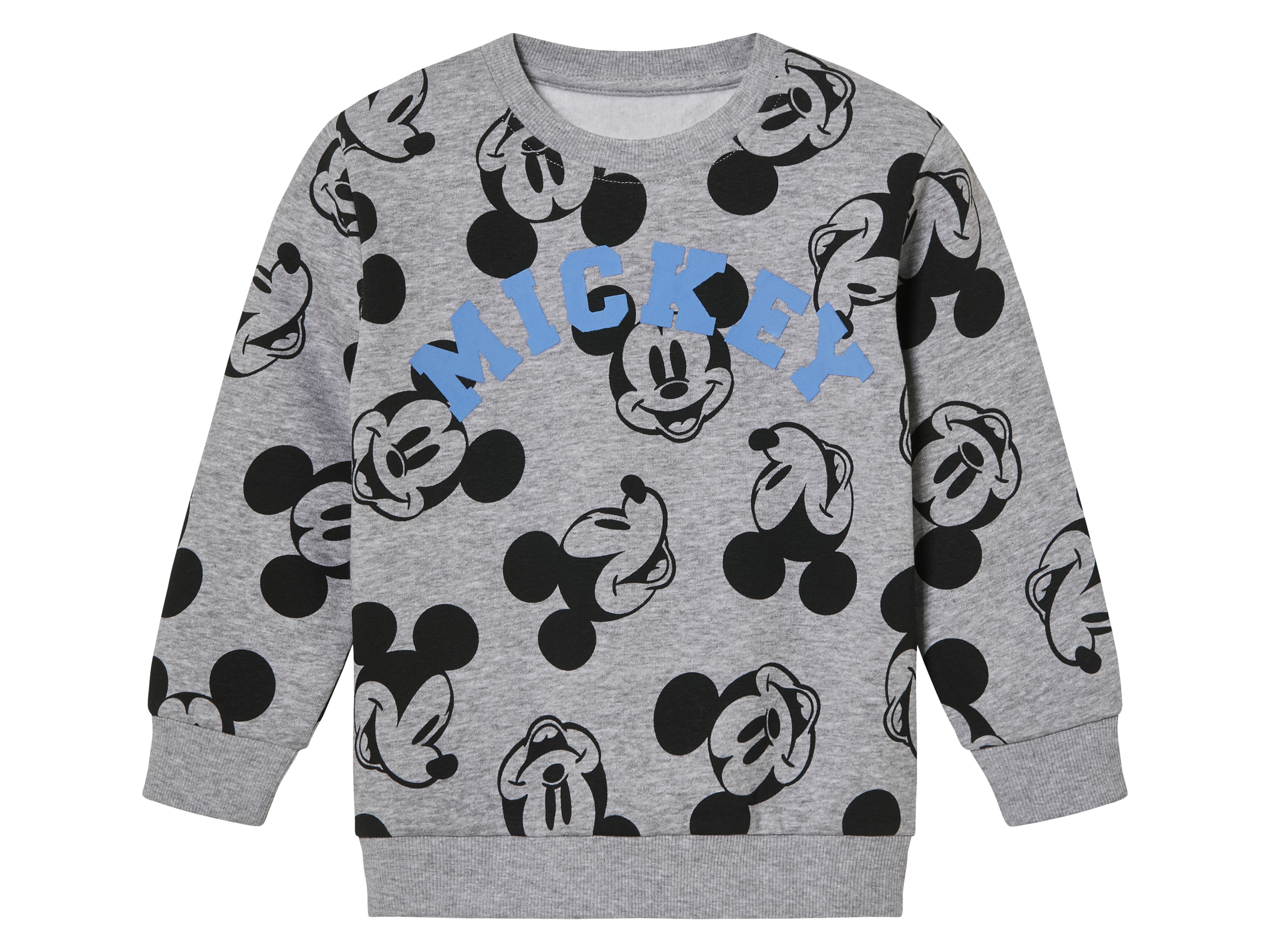 Kinder sweater (Mickey Grijs, 110/116)